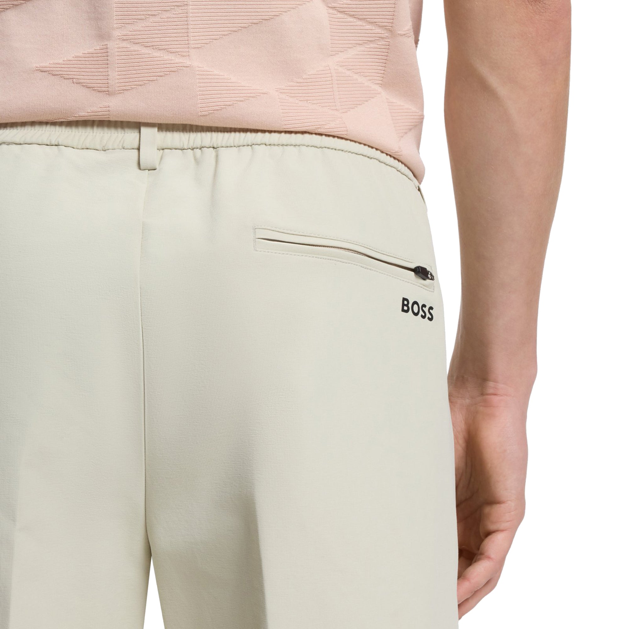 BOSS TR_Convert PL Networ Golf Trousers FA26 - Light Beige 272