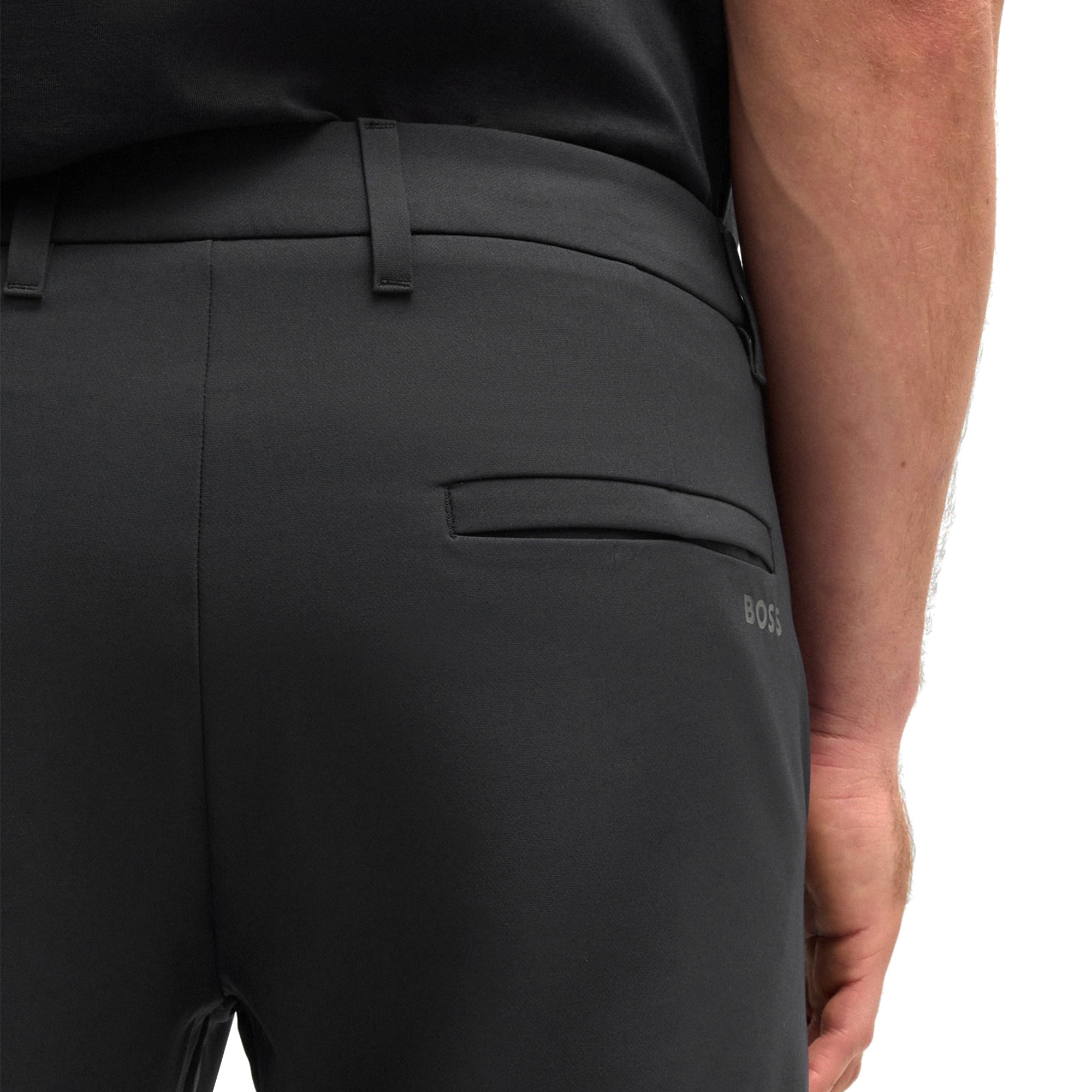 BOSS T_Commuter-Slim Golf Trousers SP25 - Black 001 - 50534303-001