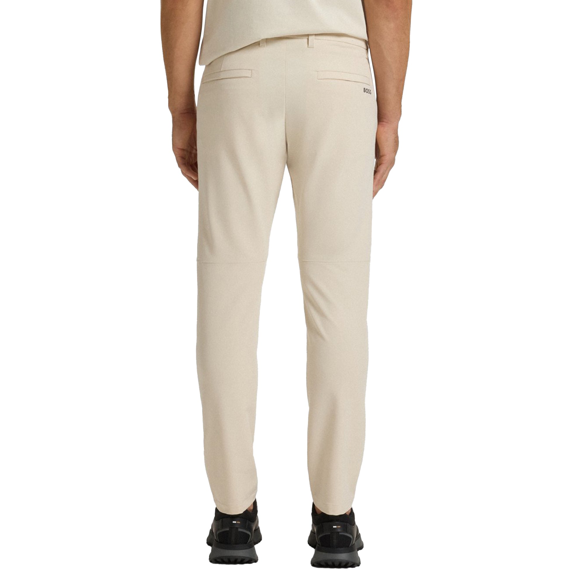 BOSS T_Commuter-Slim Golf Trousers WI25 - Light Beige 131