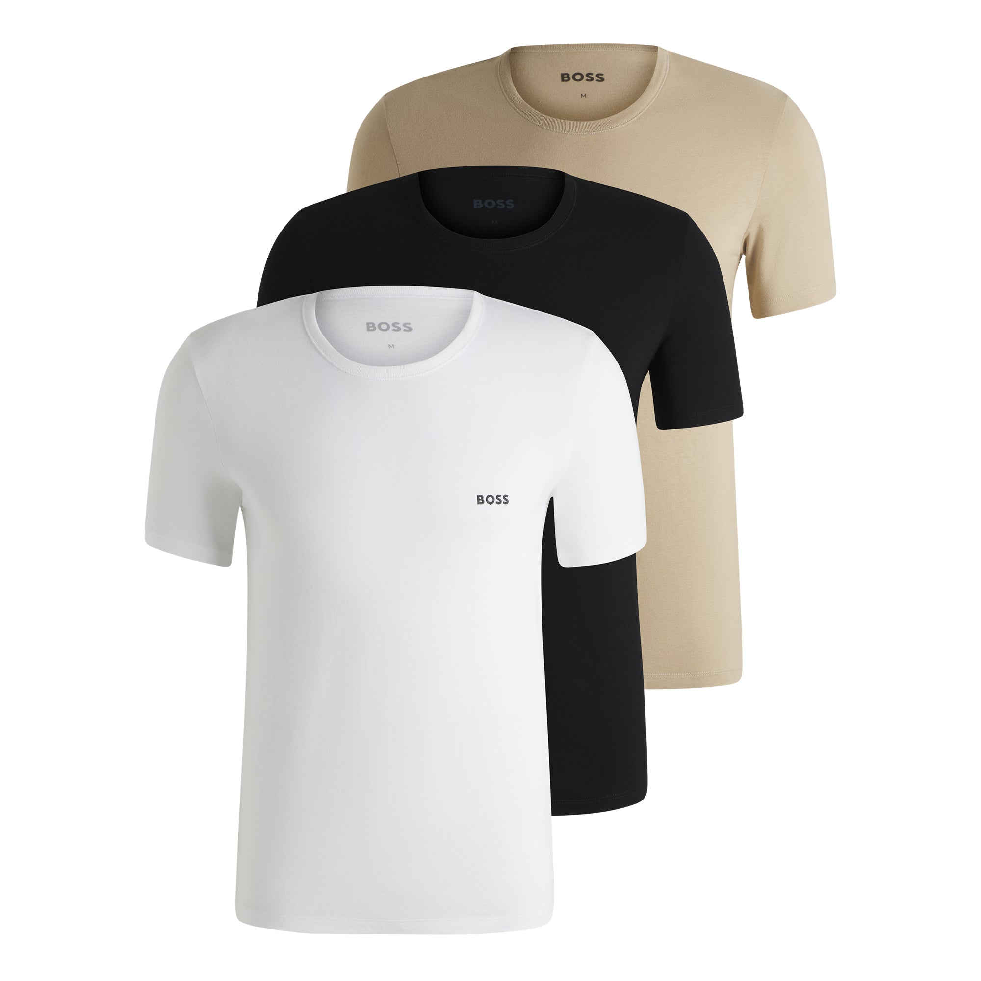 BOSS Tee Shirt RN 3-Pack Multi 965 50532468-965 Function18