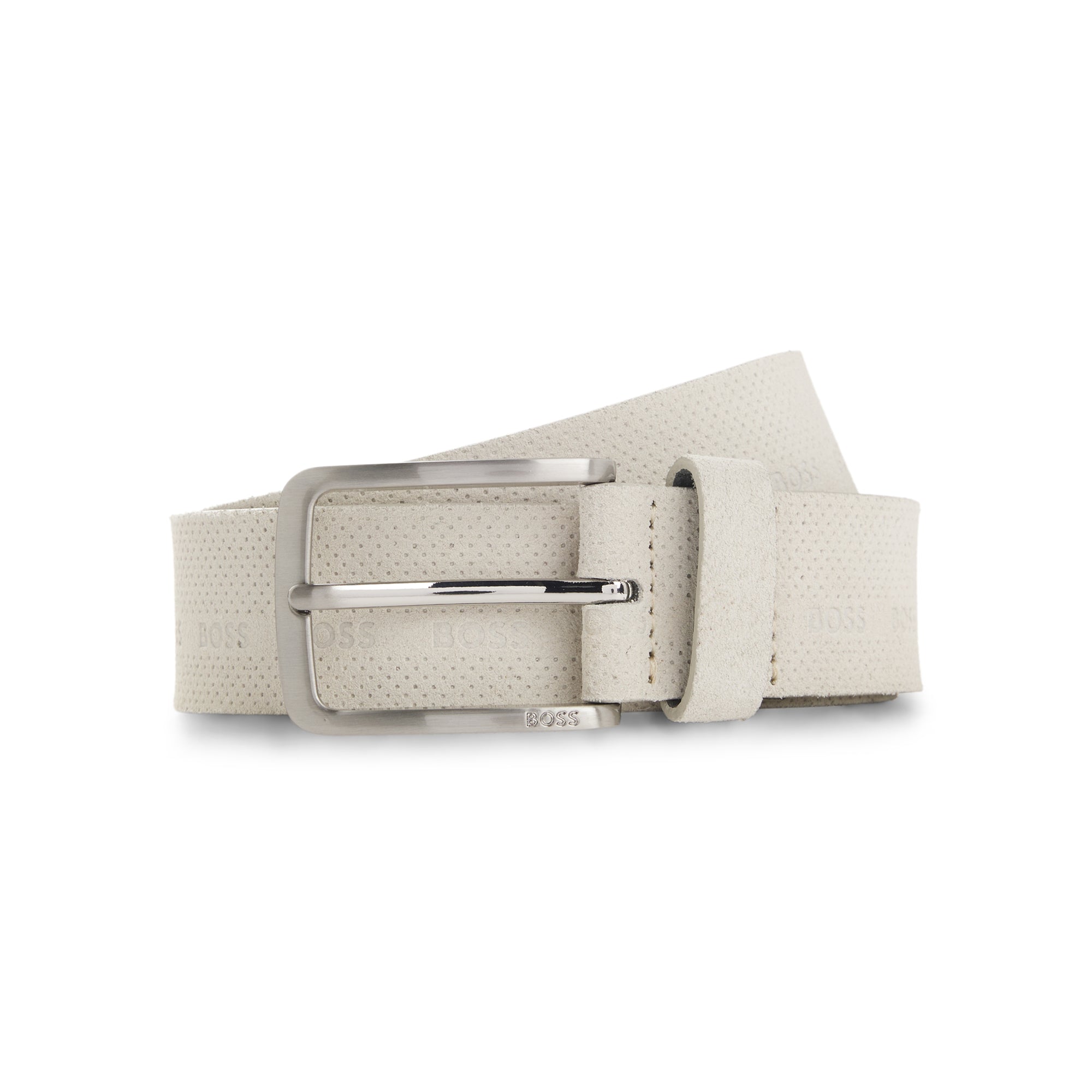 BOSS Vered-Sd-Perf Golf Belt SU26- White 110 - 50563956-110