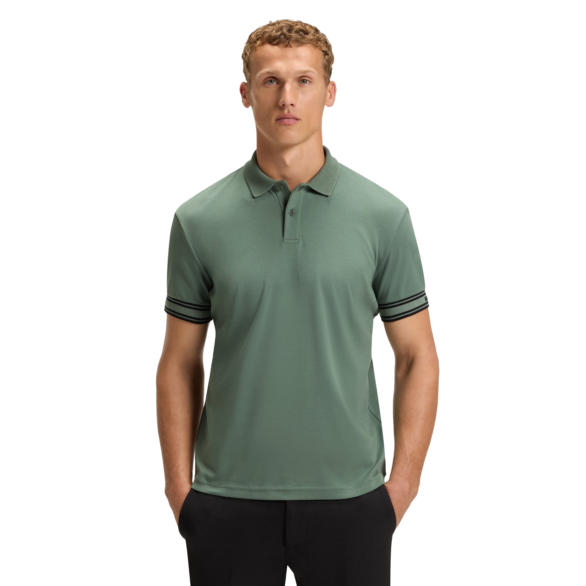 BOSS Zone Polo Shirt WI25 Sage Green 358 50544448-358 Function18