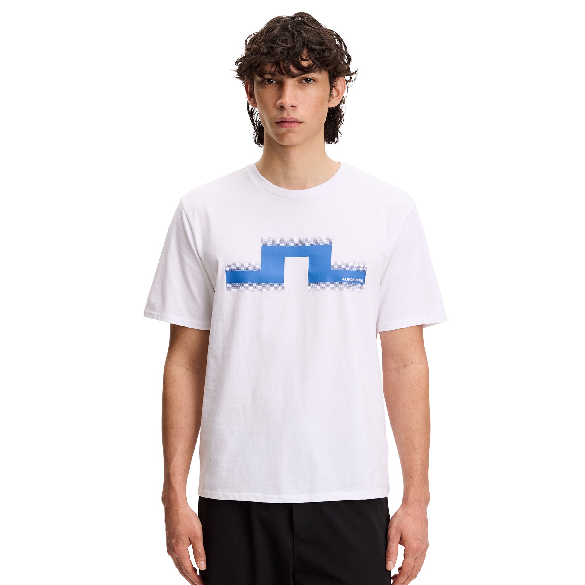 J.Lindeberg Alpha Graphic T-Shirt - White 0000 - BMJT15014-0000
