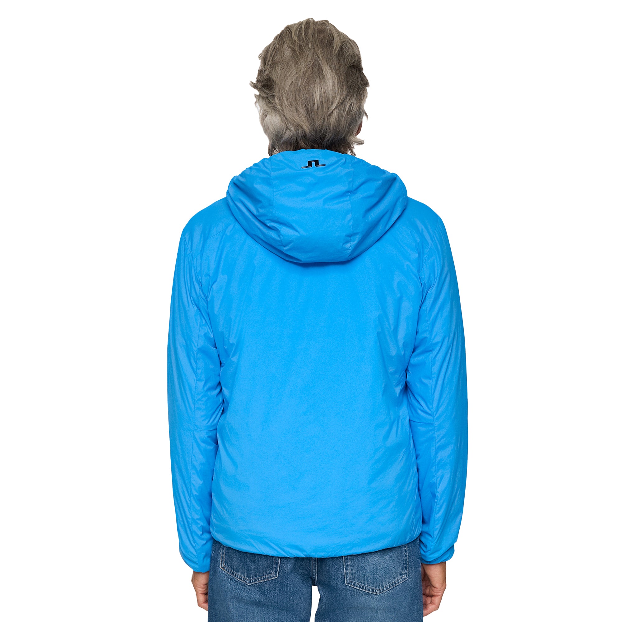 J.Lindeberg Clinton Hooded Jacket FW25 - Sonic Blue O556