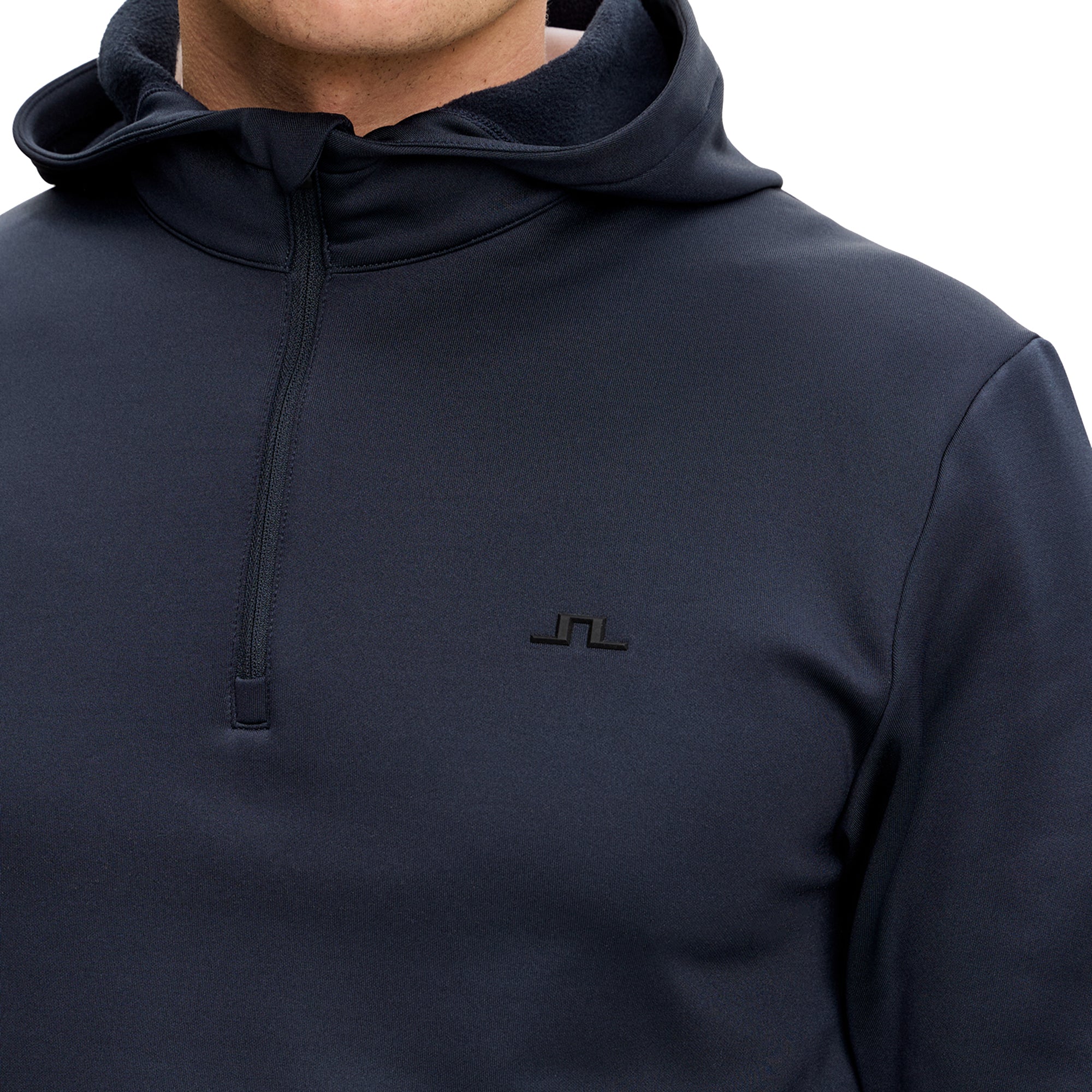 J.Lindeberg Golf Aerial 1/4 Zip Hoodie SS26 - JL Navy 6855