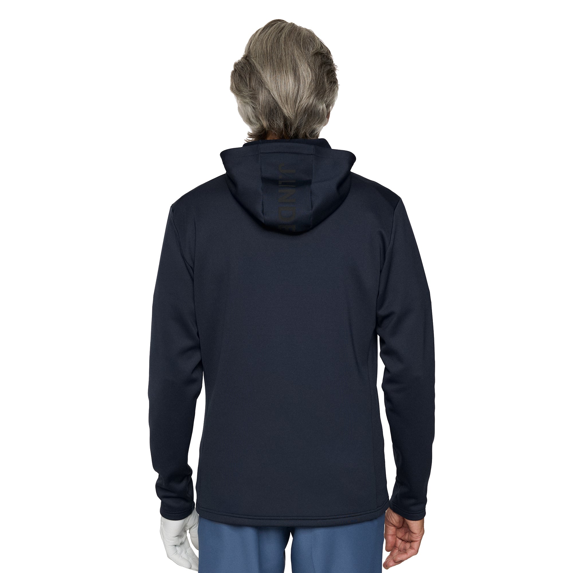 J.Lindeberg Golf Aerial Full Zip Hoodie FW25 - JL Navy 6855