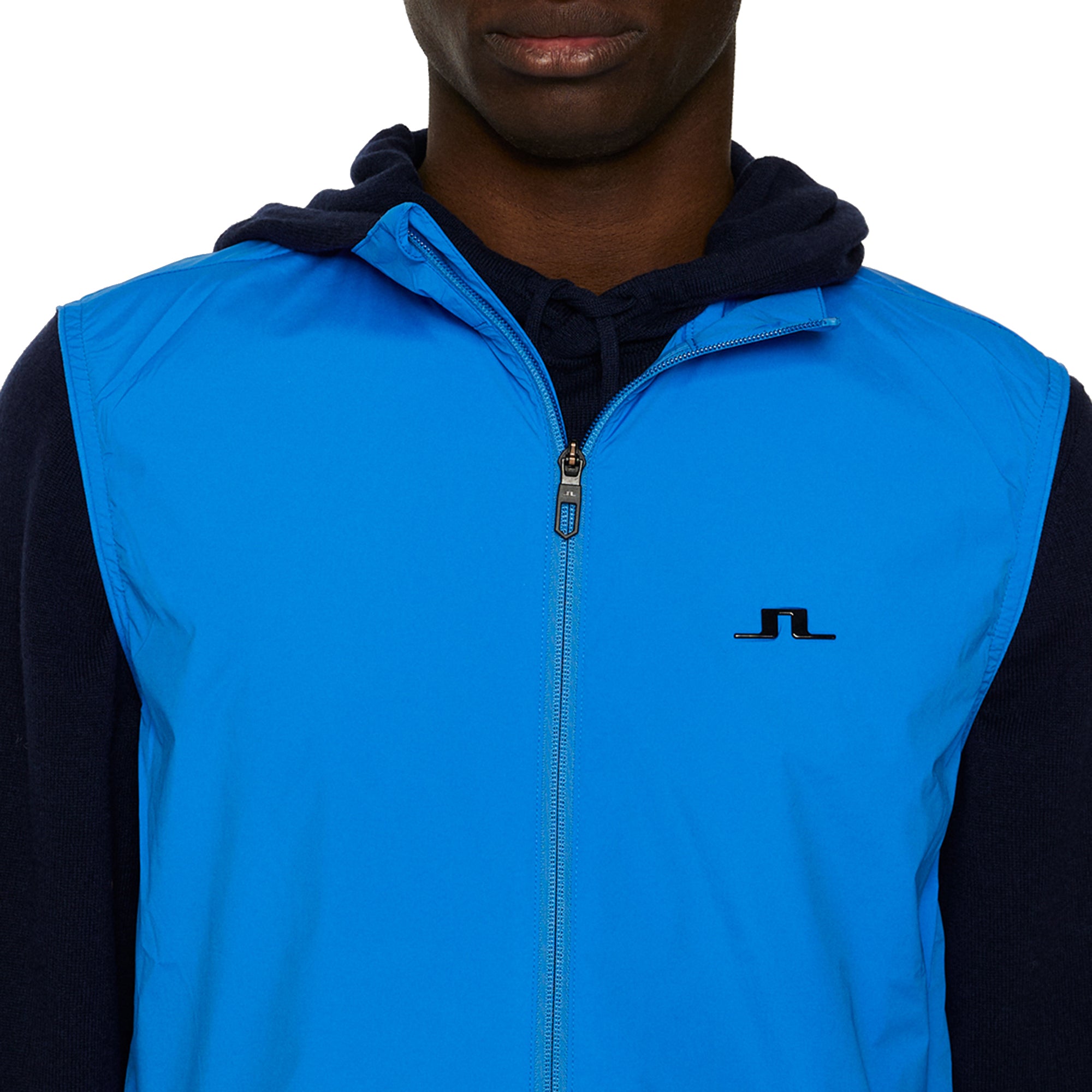 J.Lindeberg Golf Ash Light Packable Vest FW25 - Sonic Blue O556