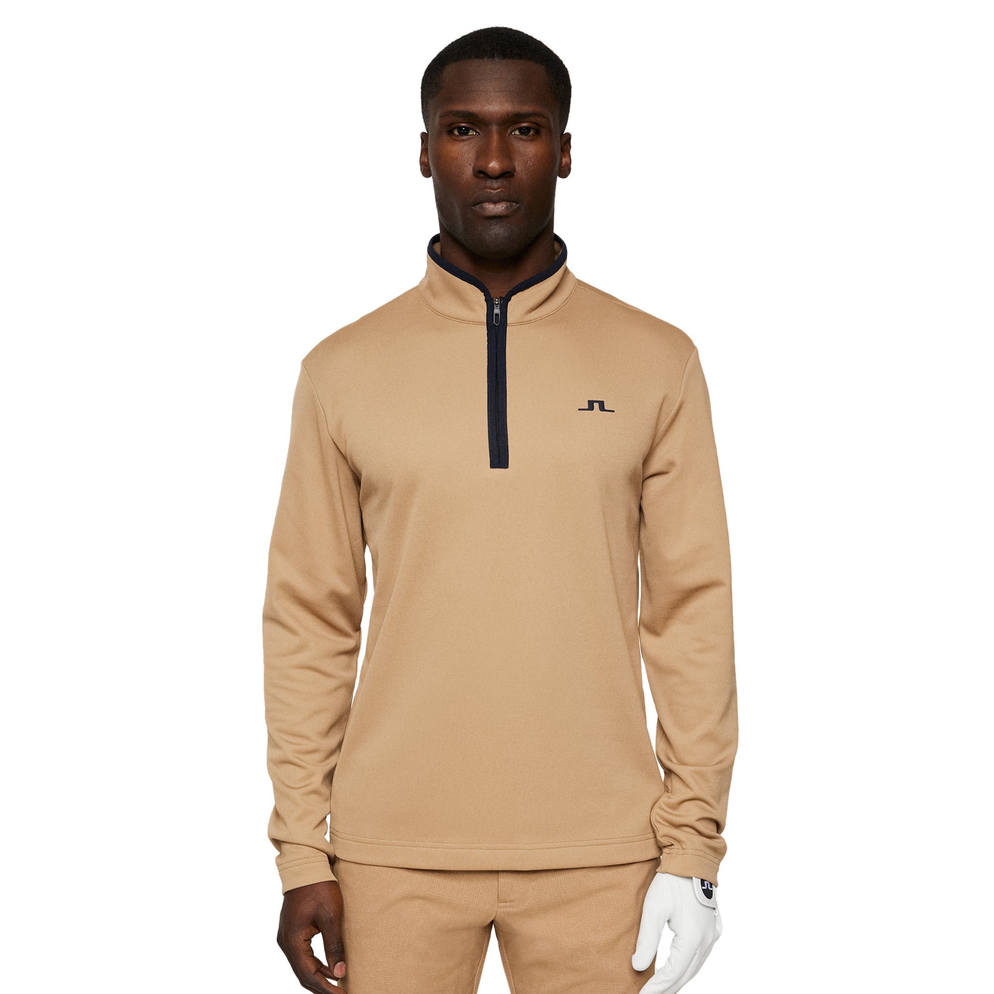 J.Lindeberg Golf Clide Mid Layer SS25 - Tigers Eye E376