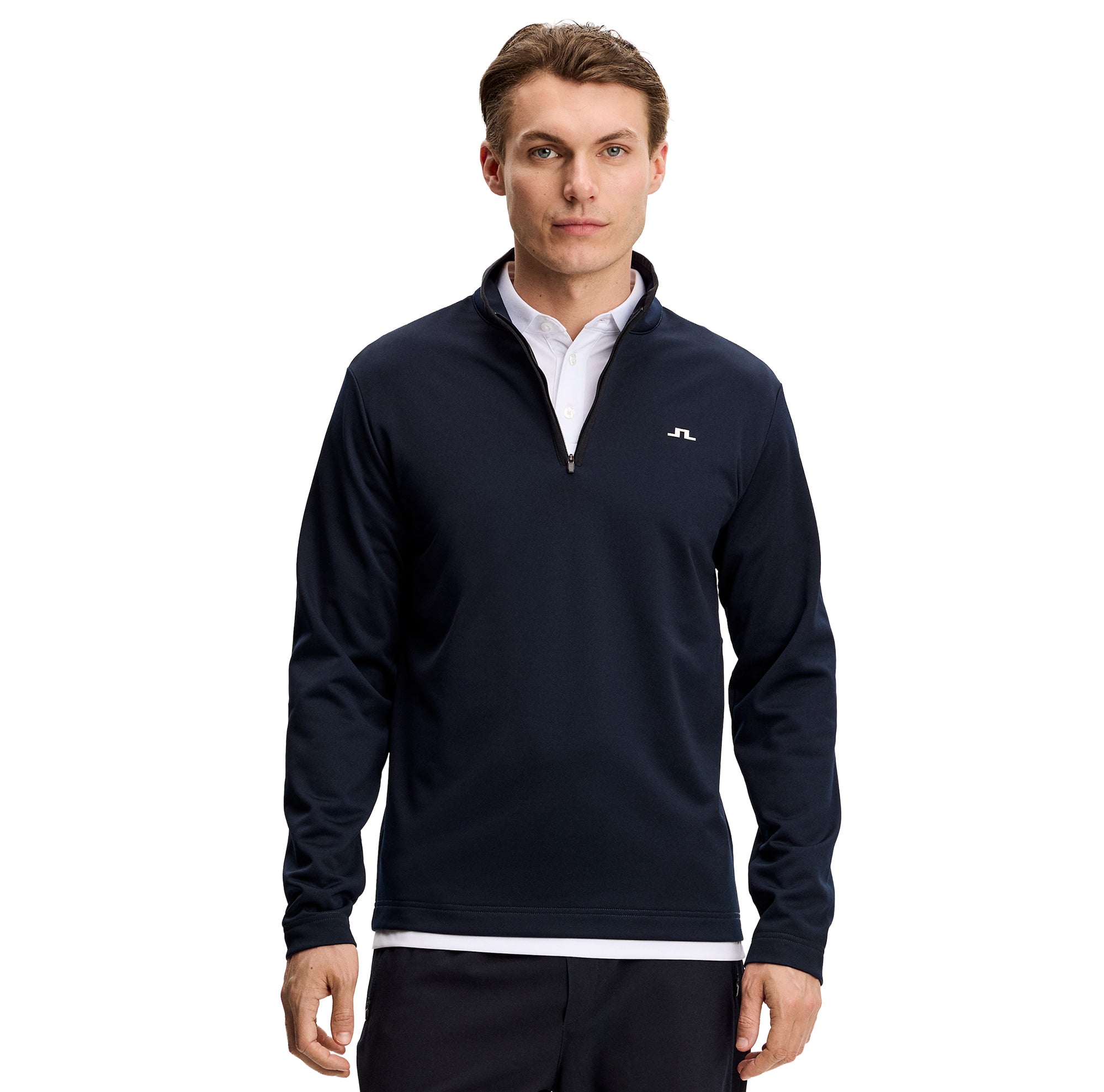 J.Lindeberg Golf Clide Mid Layer SS26 - JL Navy 6855 - GMJS15005