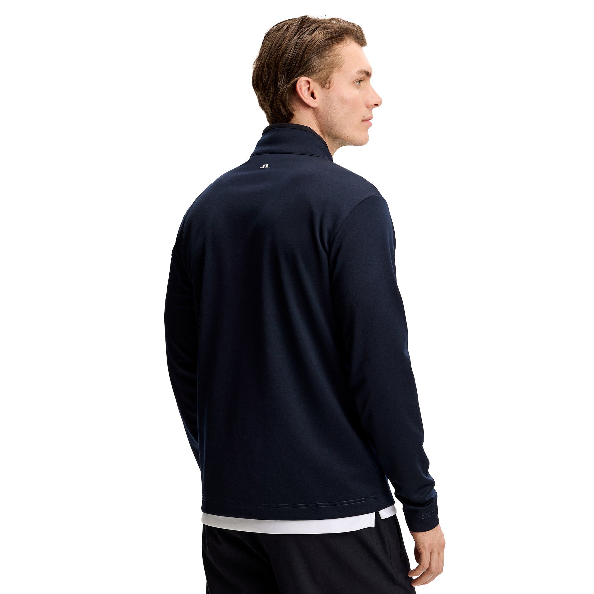 J.Lindeberg Golf Clide Mid Layer SS26 - JL Navy 6855 - GMJS15005