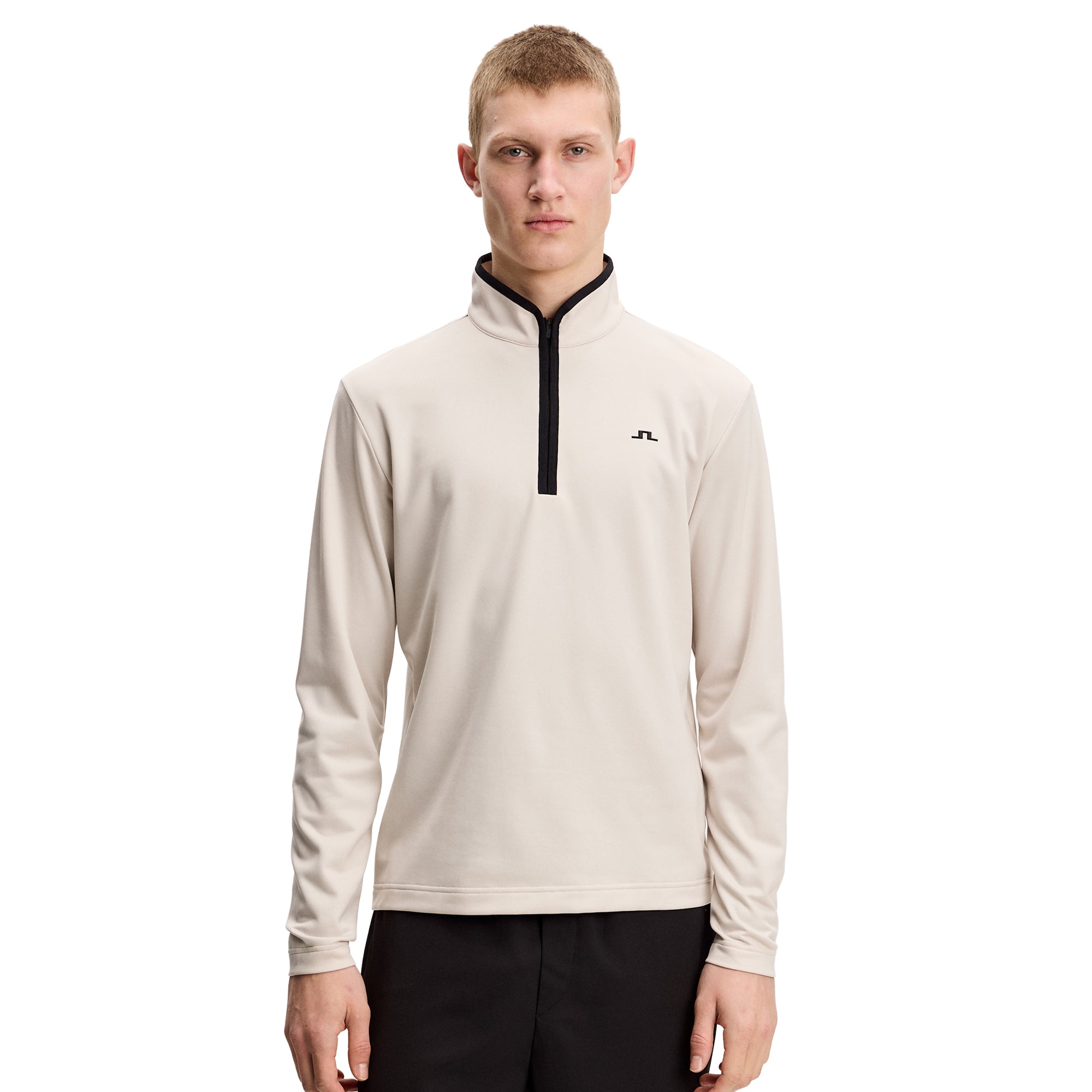 J.Lindeberg Golf Clide Mid Layer SS26 - Moonbeam U029 - GMJS15005