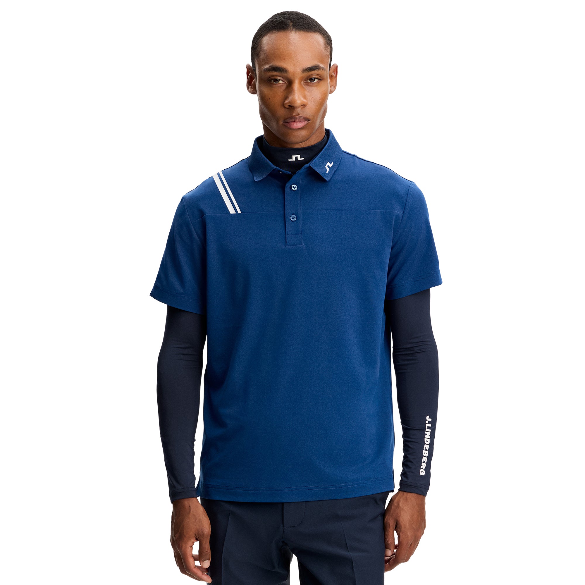 J.Lindeberg Golf Fred Polo Shirt SH26 - Estate Blue O341