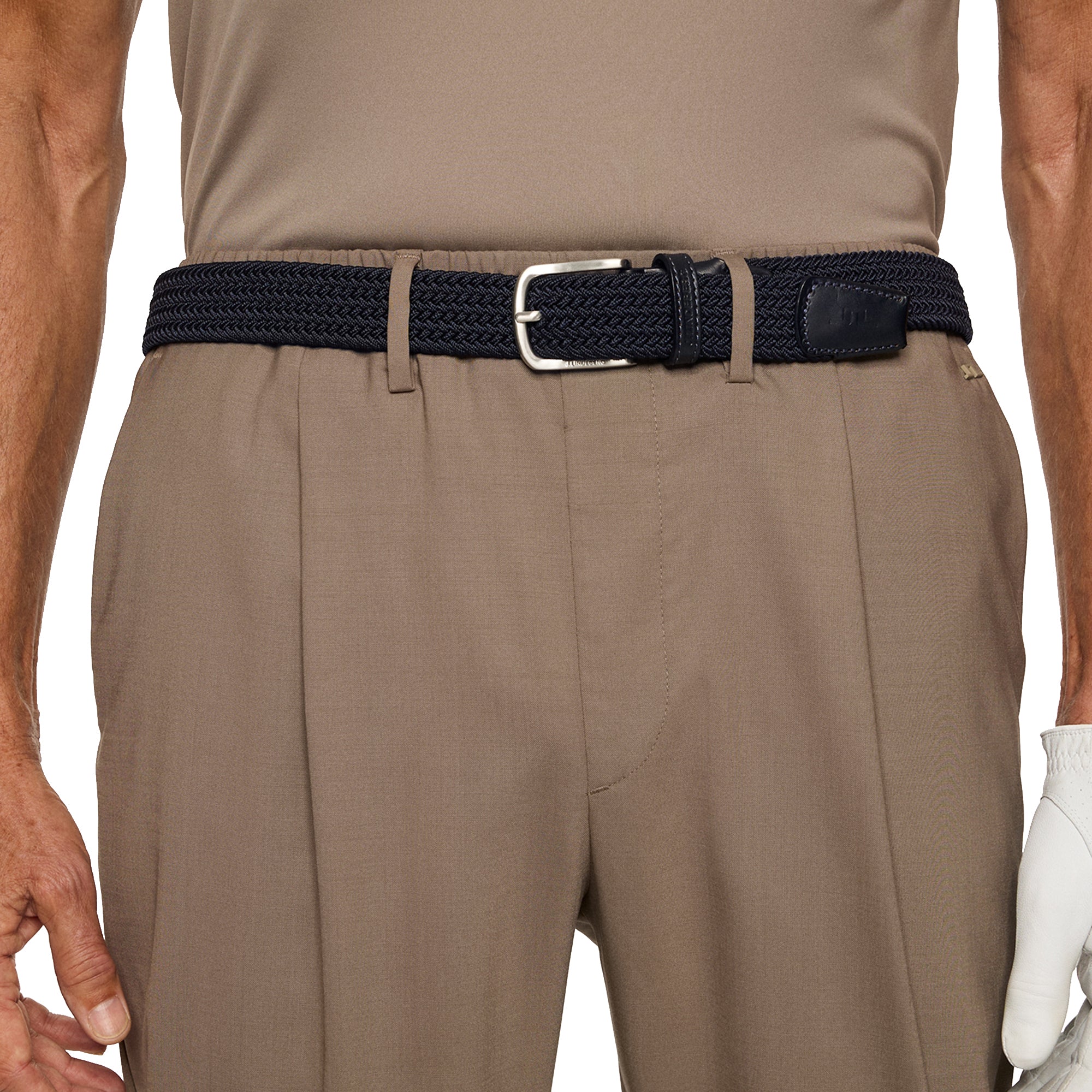 J.Lindeberg Golf Harris Wool Trousers WH25 - Brindle U144