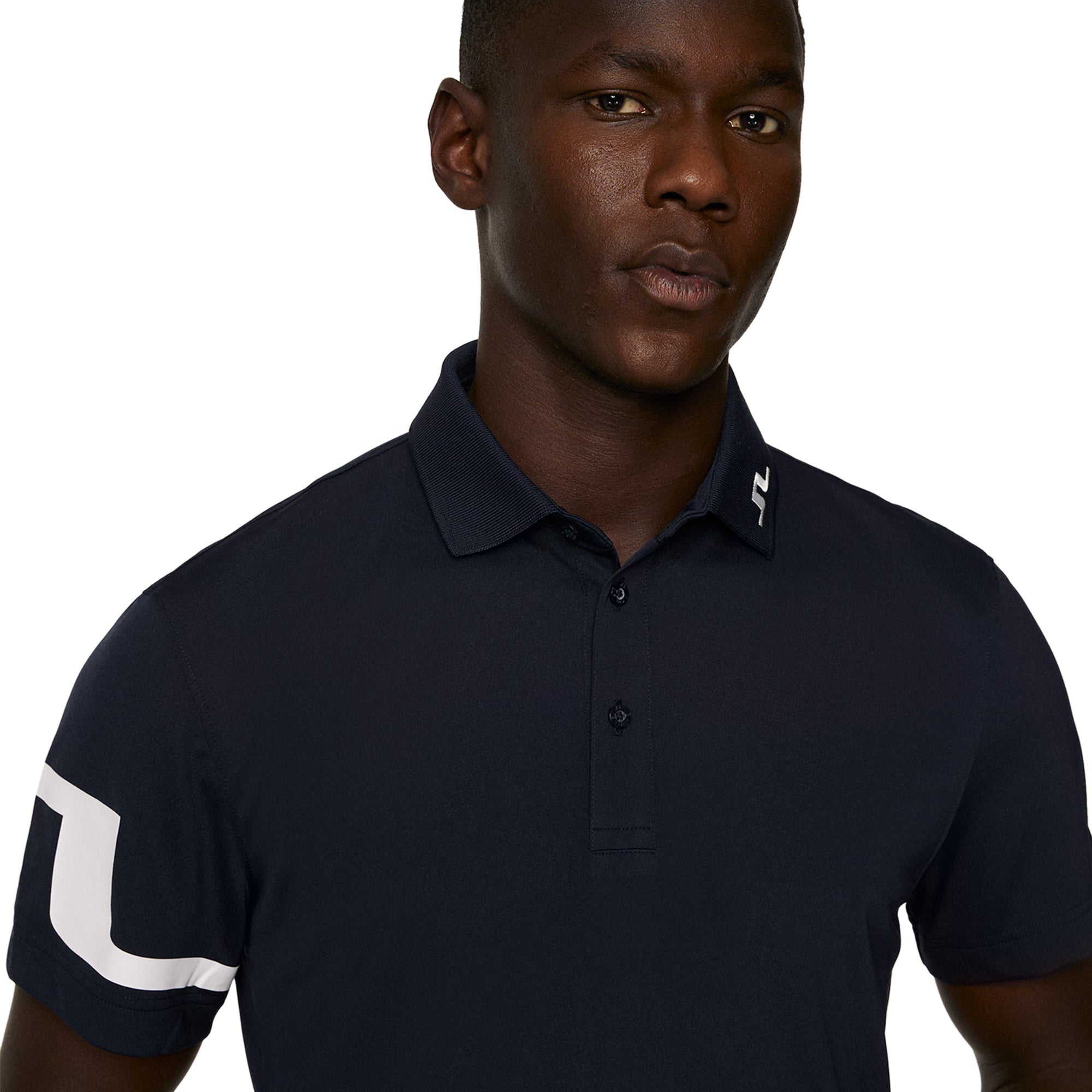 J.Lindeberg Golf Heath Polo Shirt - JL Navy 6855 - GMJT06335-6855