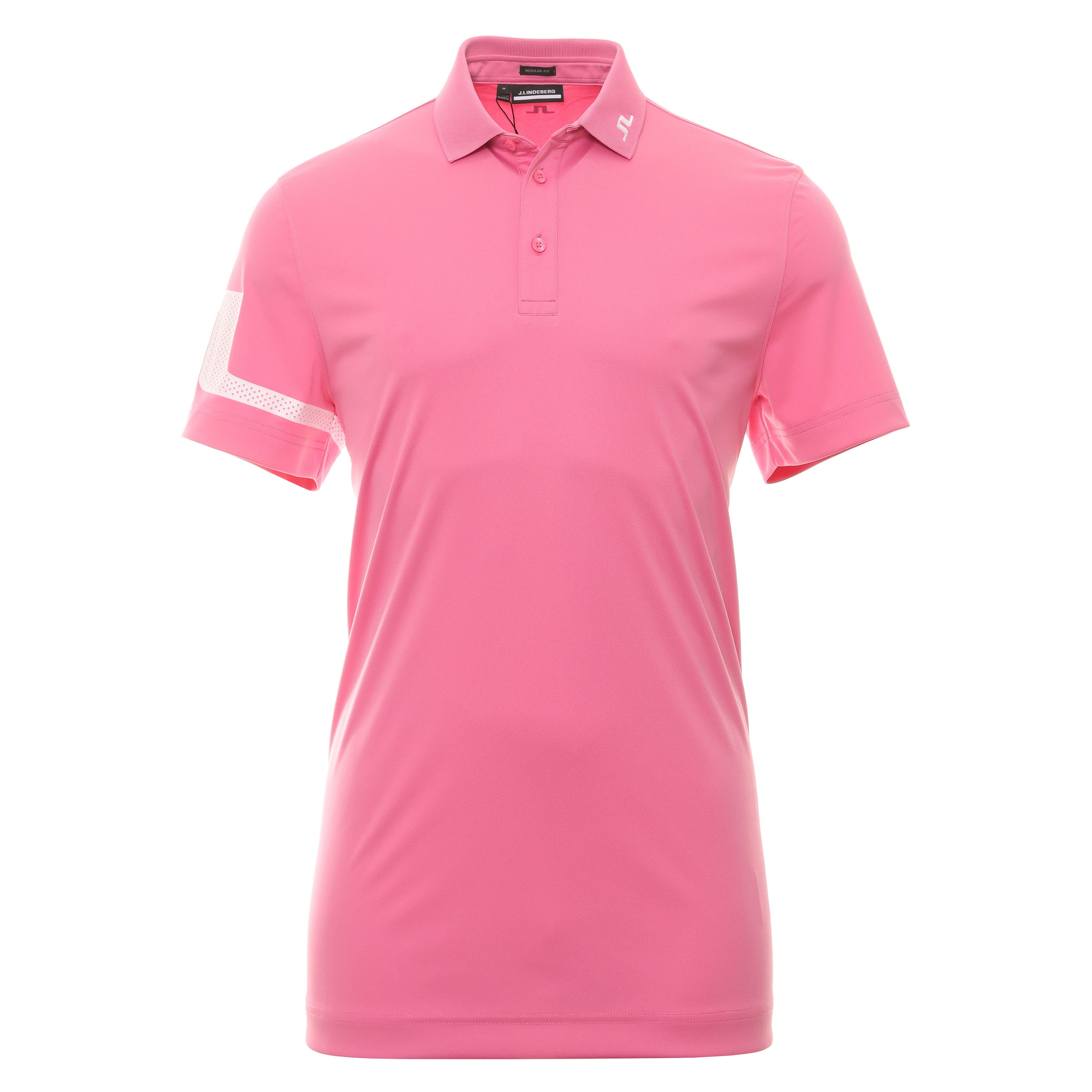 J.Lindeberg Golf Heath Polo Shirt GMJT09778 Azalea Pink S098