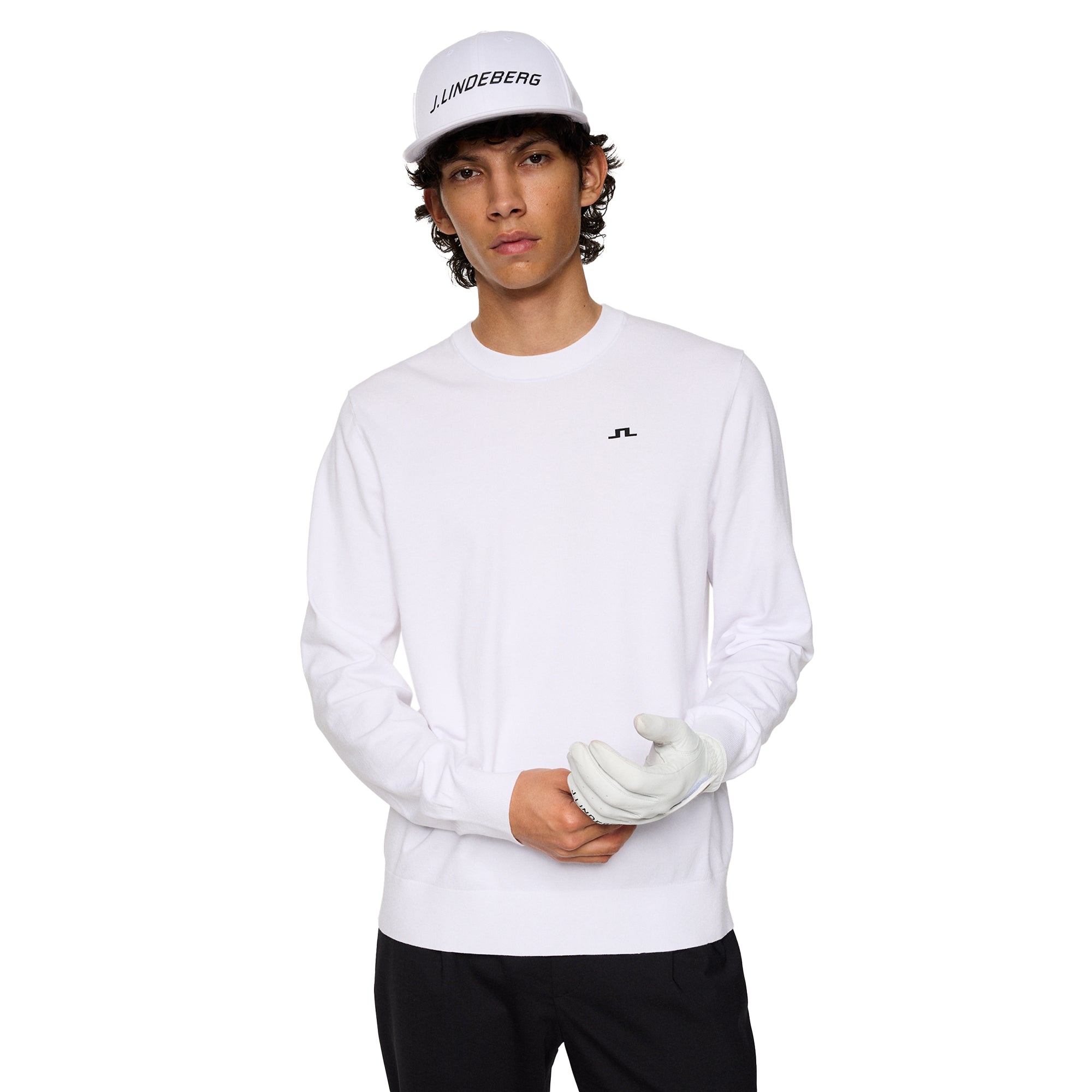 J.Lindeberg Golf Henry Knitted Sweater WH25 - White 0000