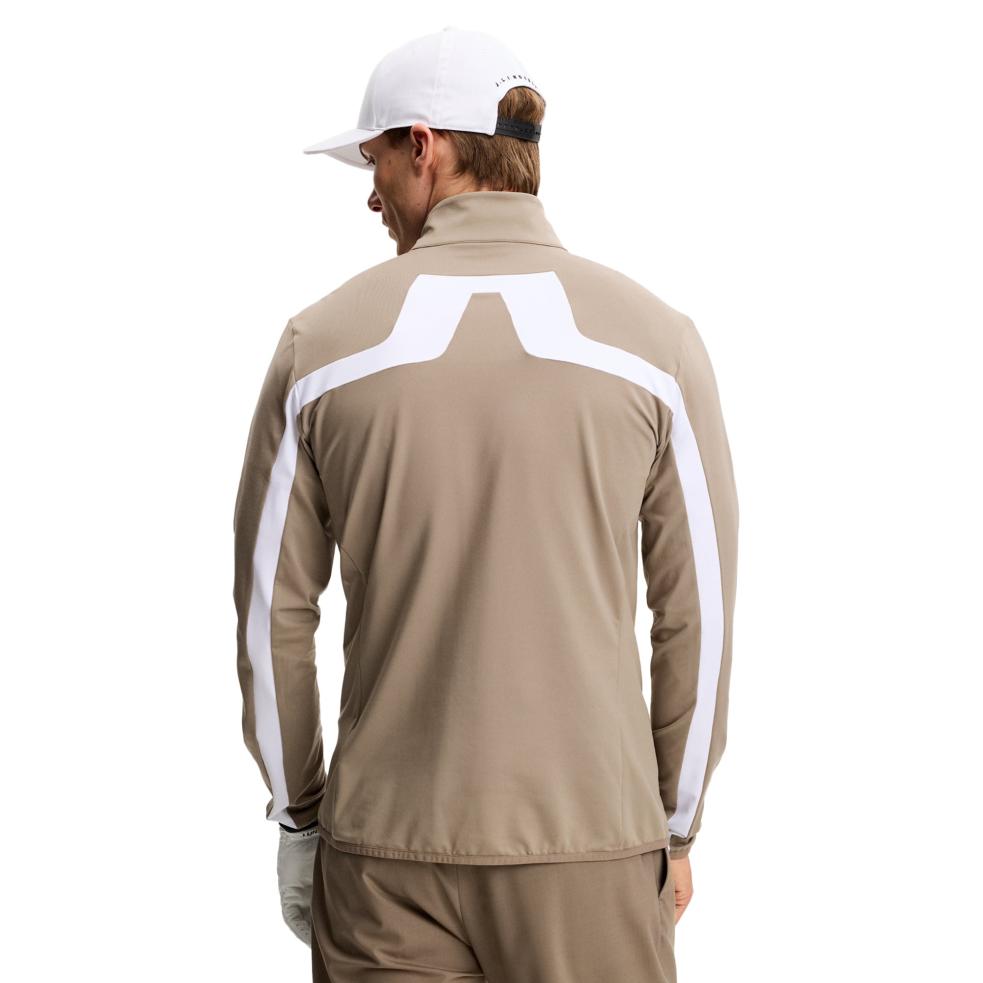J.Lindeberg Golf Jarvis Mid Layer Jacket SS26 - Brindle U144