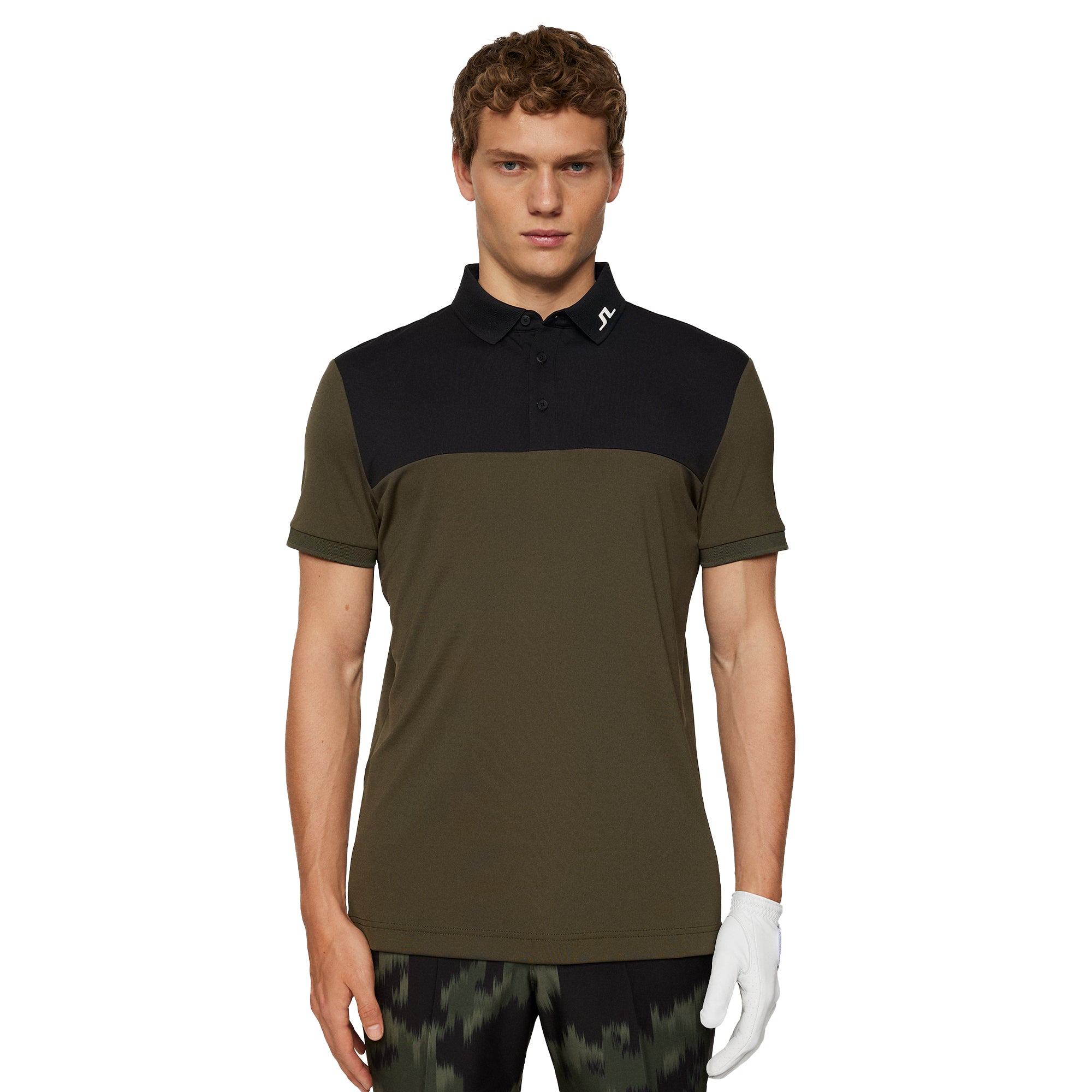 J.Lindeberg Golf Jeff Polo Shirt FW25 - Forest Green M354