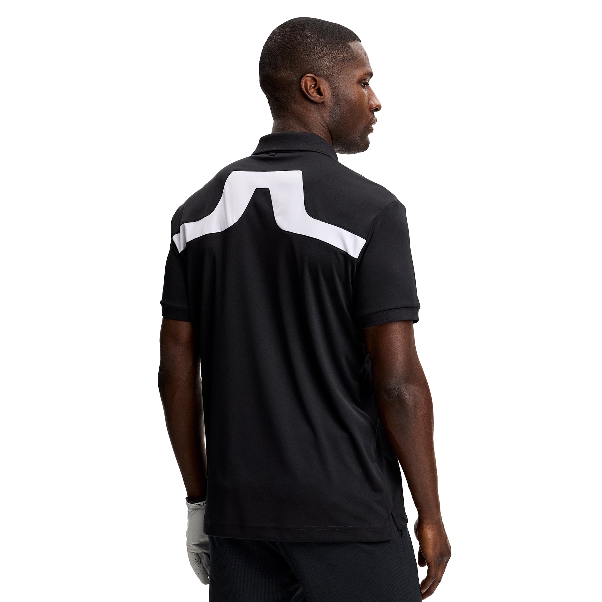 J.Lindeberg Golf KV Polo Shirt SS26 - Black 9999 - GMJT14646-9999