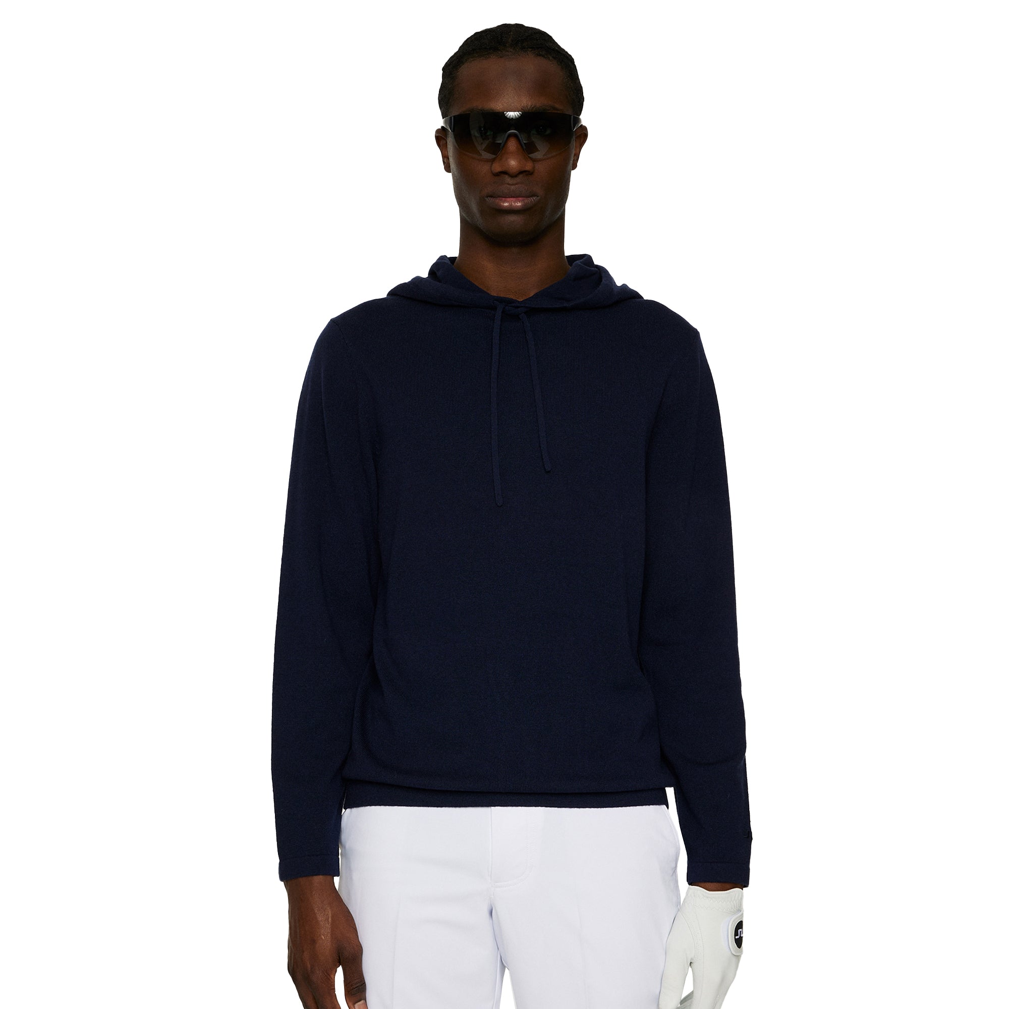 J.Lindeberg Golf Kolton Cashmere Hoodie FW25 - JL Navy 6855