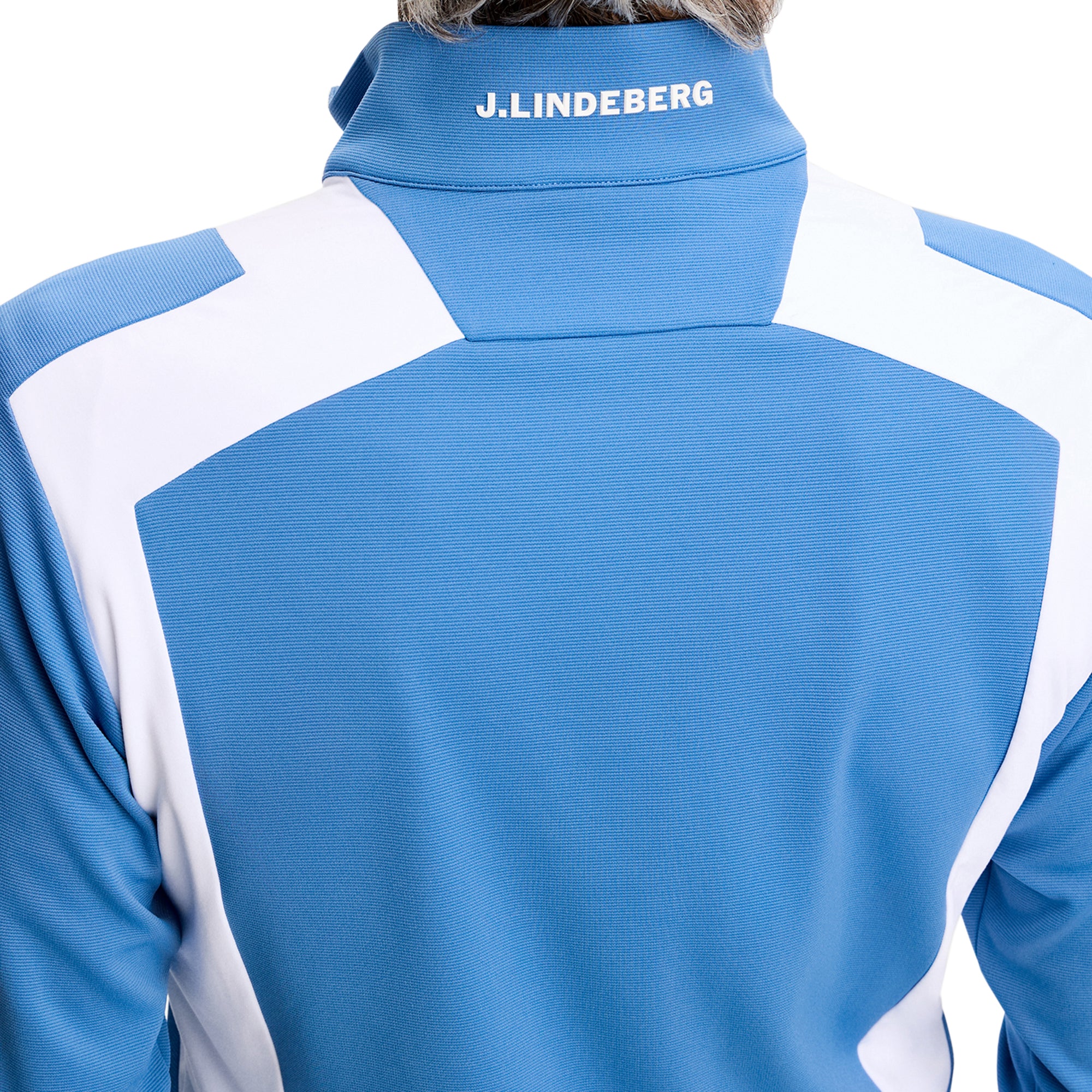 J.Lindeberg Golf Lukas Zip Mid Layer SS26 - Federal Blue O228