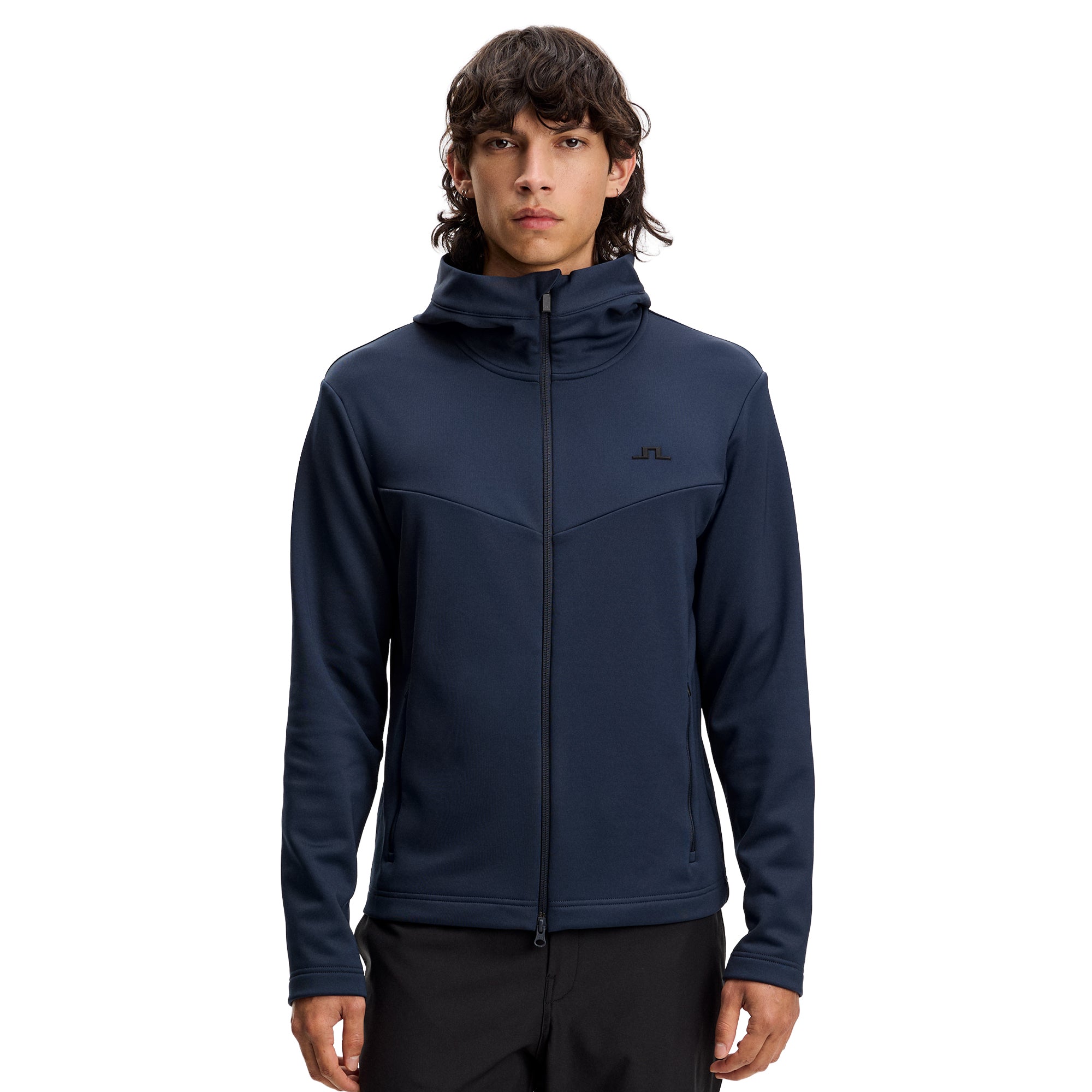 J.Lindeberg Golf Maclean Zip Hoodie FW26 - JL Navy 6855