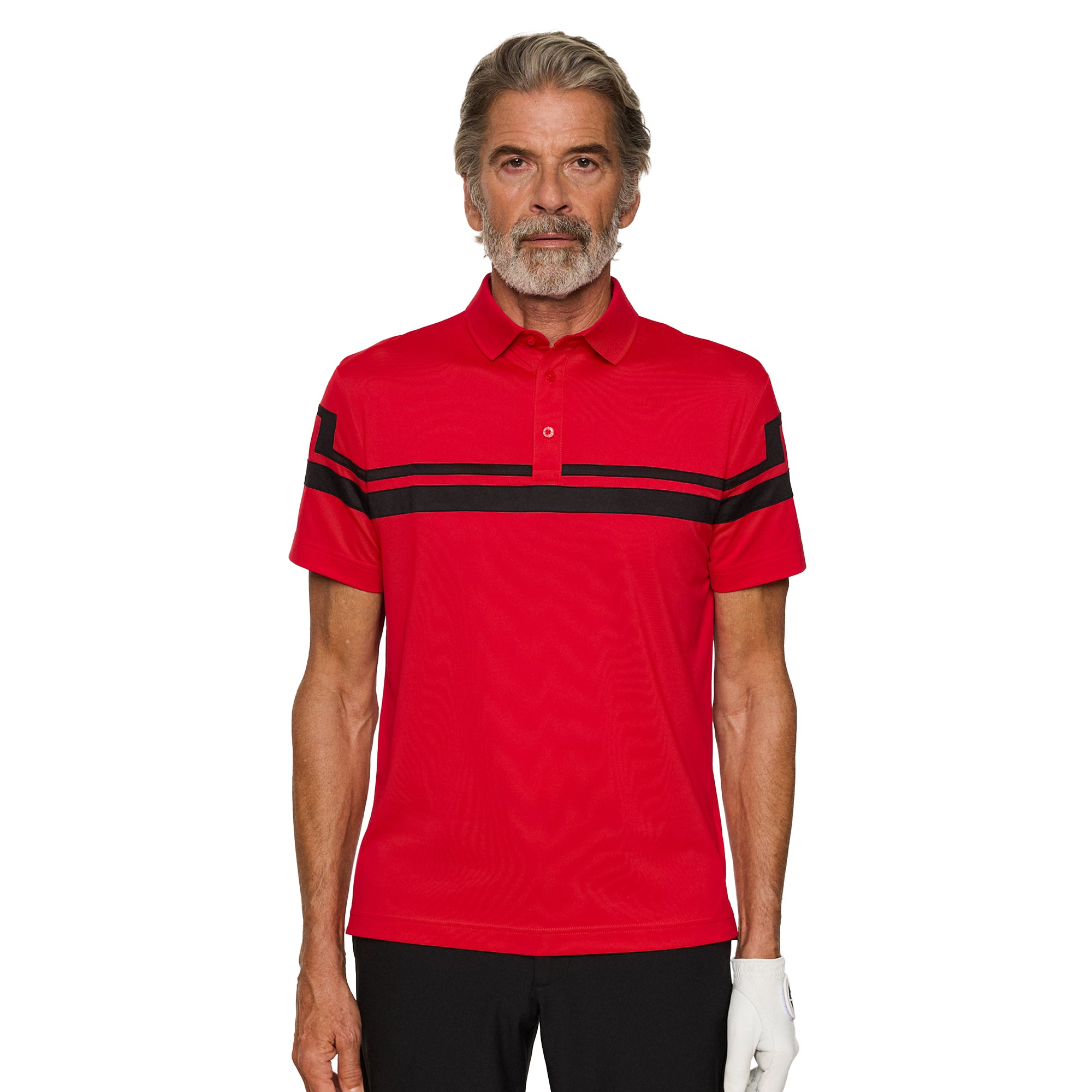 J.Lindeberg Golf Mads Polo Shirt WH25 - Barbados Cherry G131