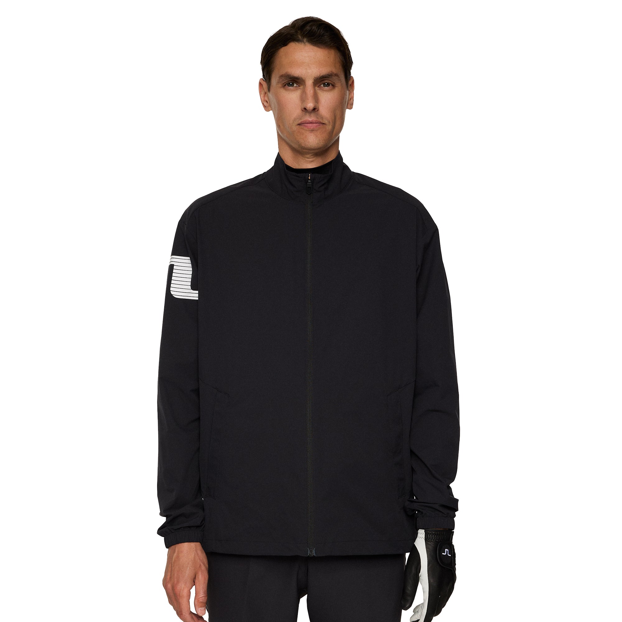 J.Lindeberg Golf Orson Wind Jacket FW25 - Black 9999