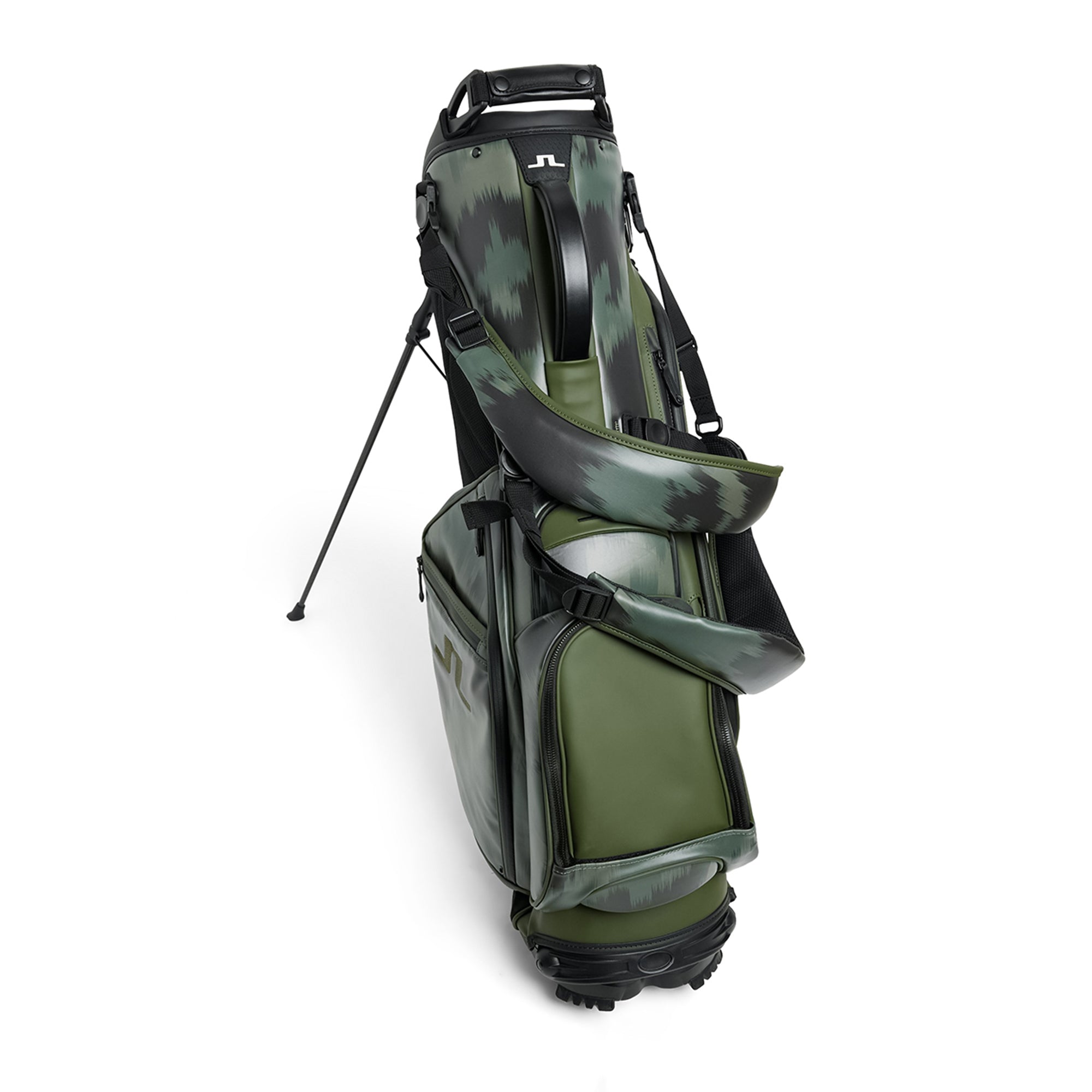 J.Lindeberg Golf Play Stand Bag FW25 - Warp Forest M538