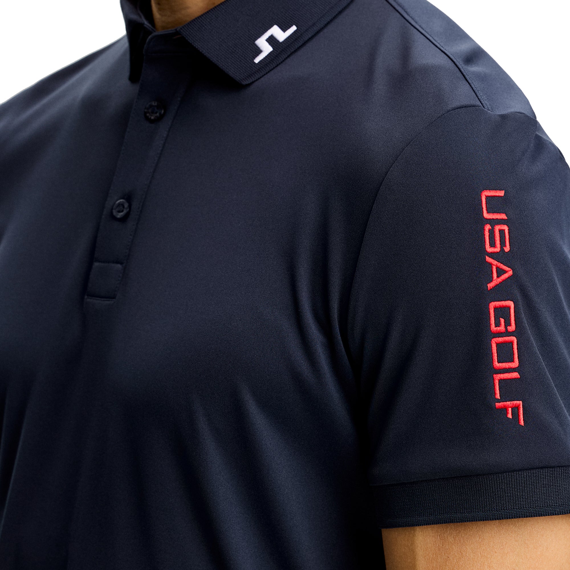 J.Lindeberg Golf Scottie Tour Tech Polo Shirt PS26 - JL Navy 6855