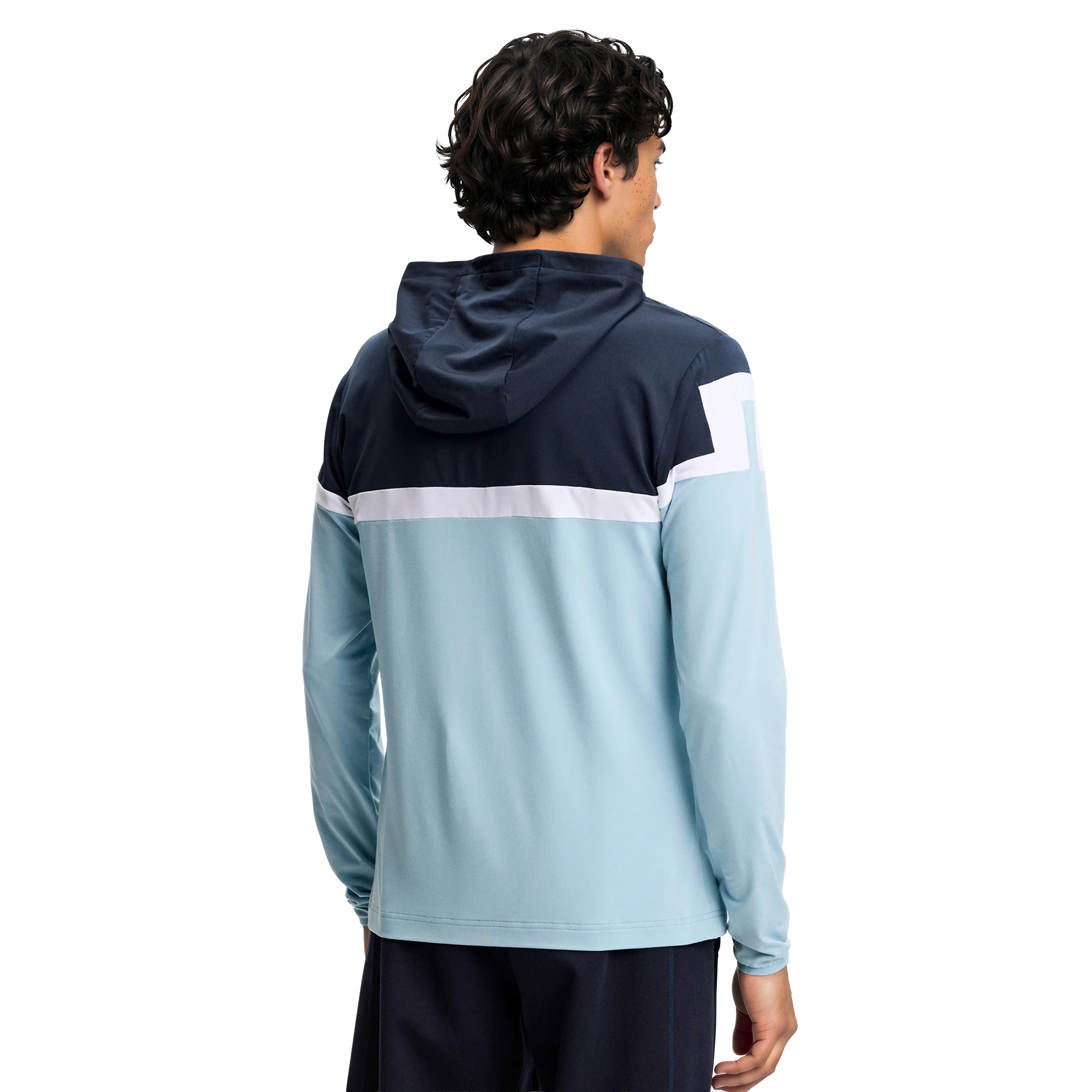 J.Lindeberg Golf Sole Zip Hoodie - JL Navy 6855 - GMJS14703-6855