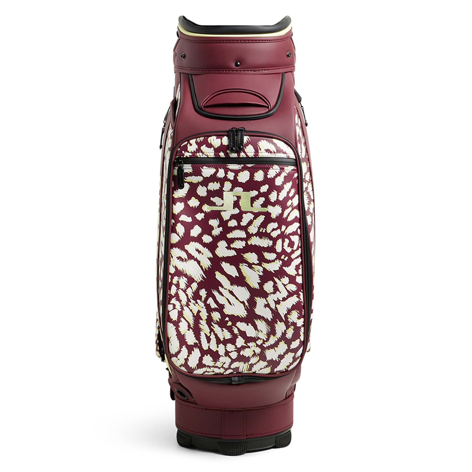 J.Lindeberg Golf Staff Bag FW24 - Glitch Leo Lime K110