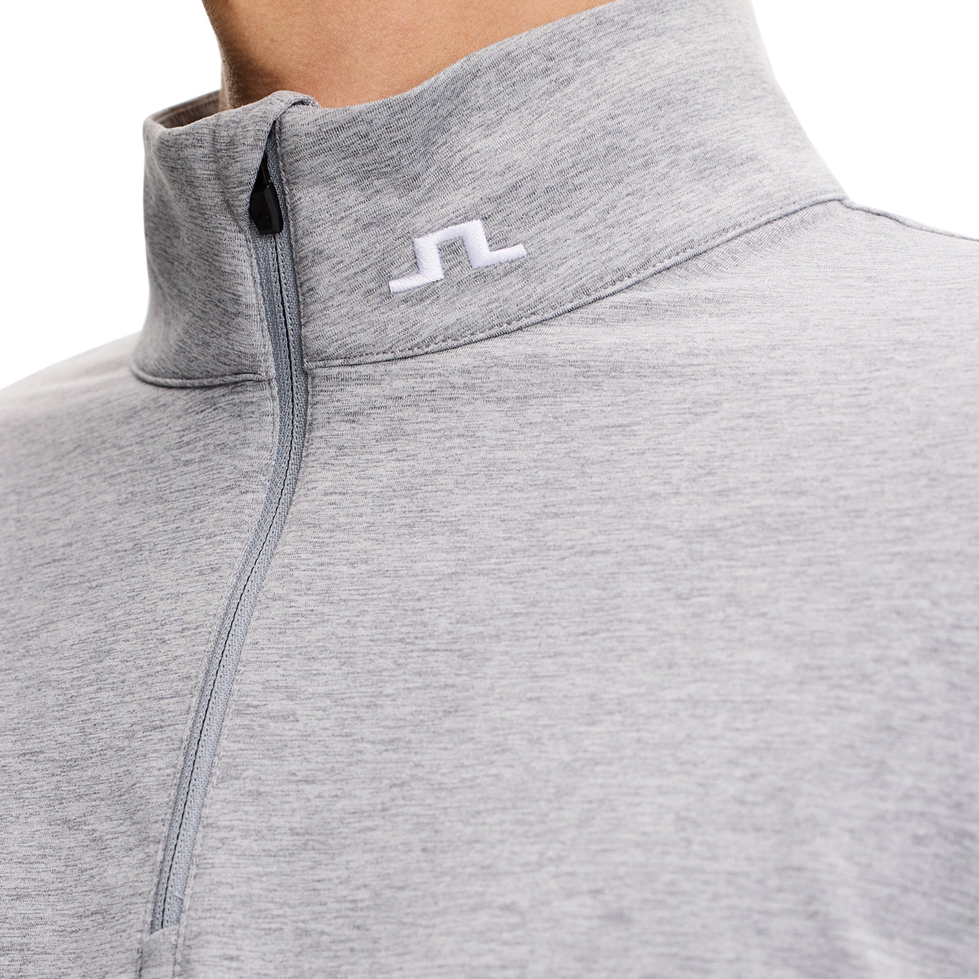 J.Lindeberg Golf Tour Tech Mid Layer PS26 - Medium Grey Melange
