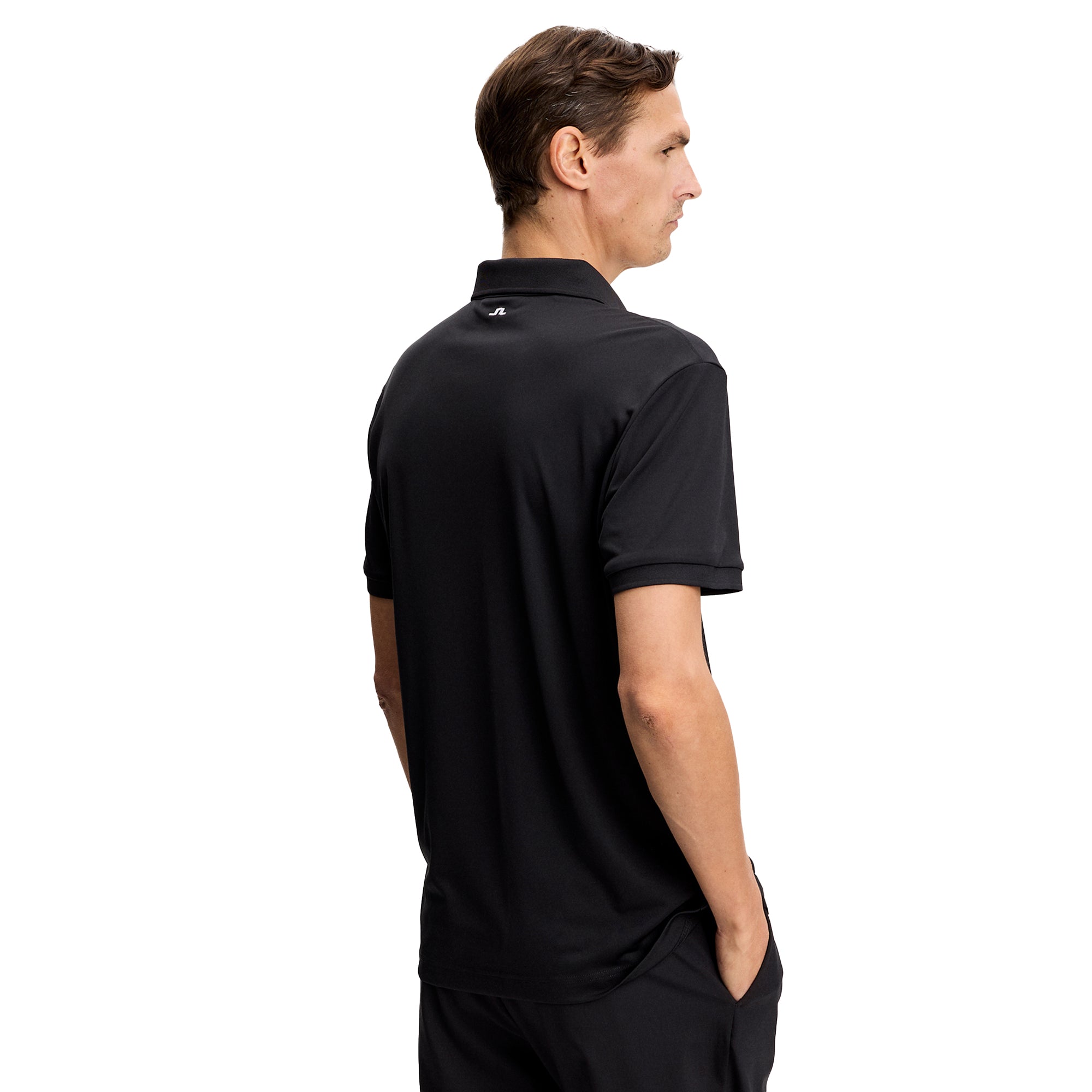 J.Lindeberg Golf Tour Tech Polo Shirt NOOS - Black 9999