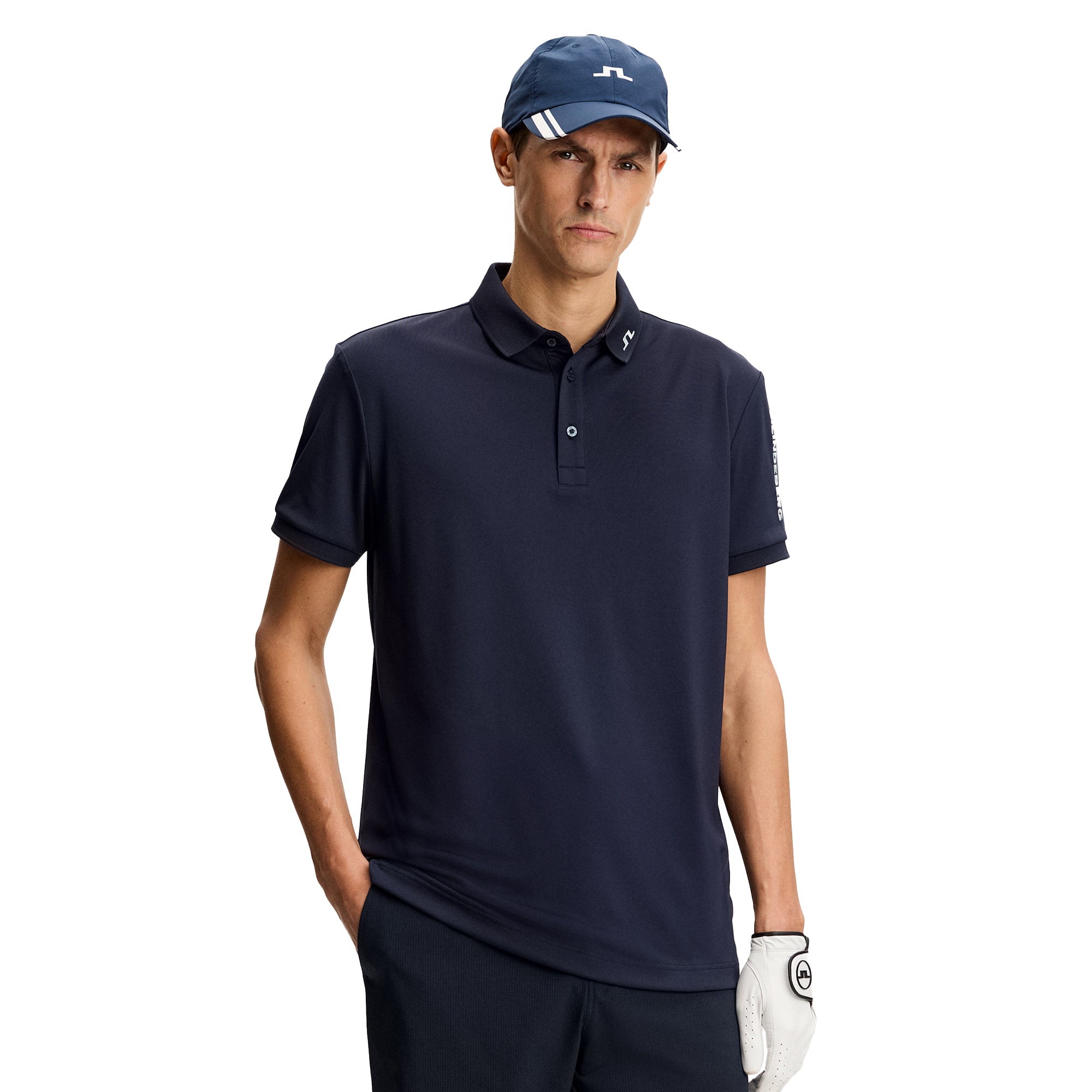 J.Lindeberg Golf Tour Tech Polo Shirt PS26 - JL Navy 6855