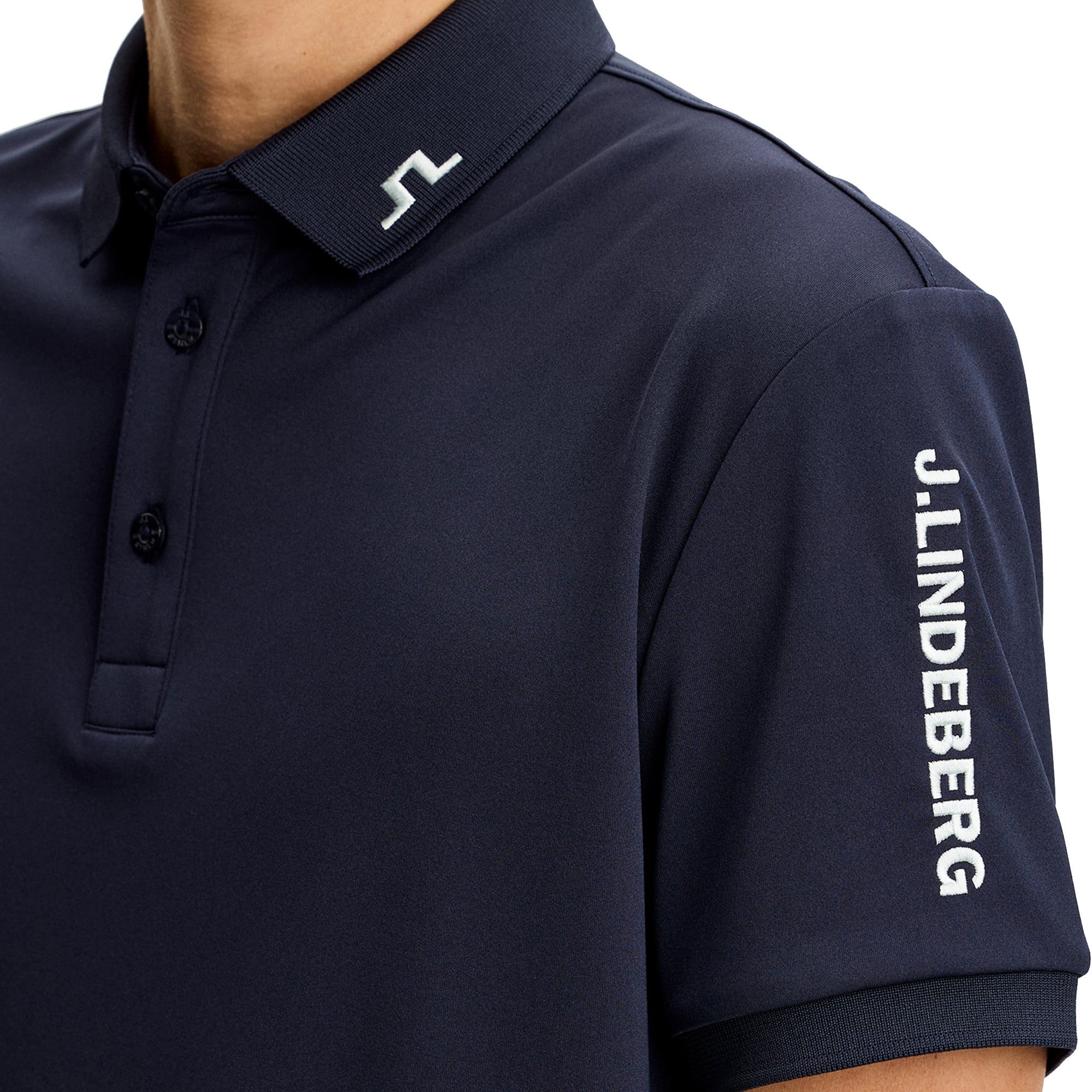 J.Lindeberg Golf Tour Tech Polo Shirt PS26 - JL Navy 6855