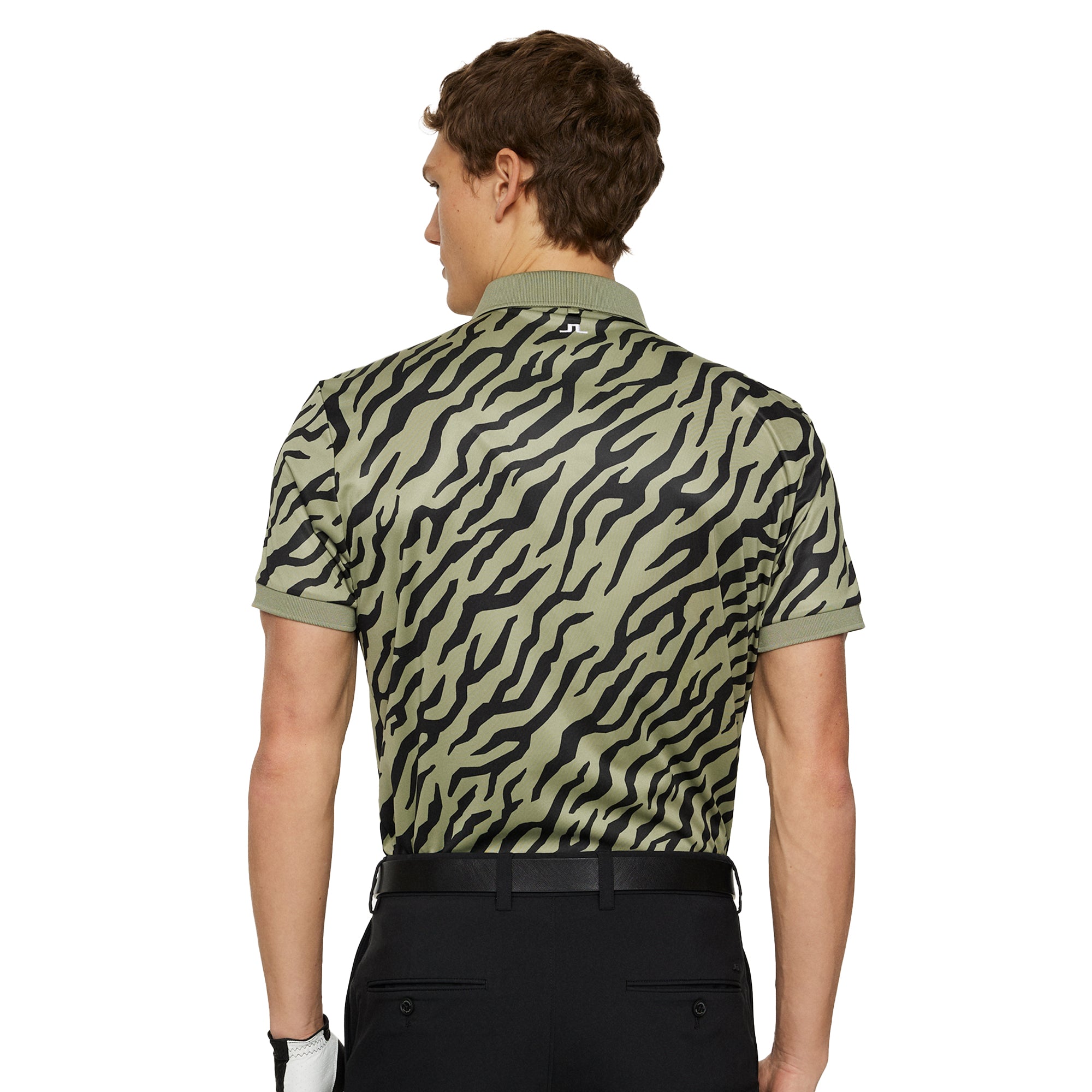 Golf Tour Tech Print Polo Shirt SS25 Tour Tiger - Main Image