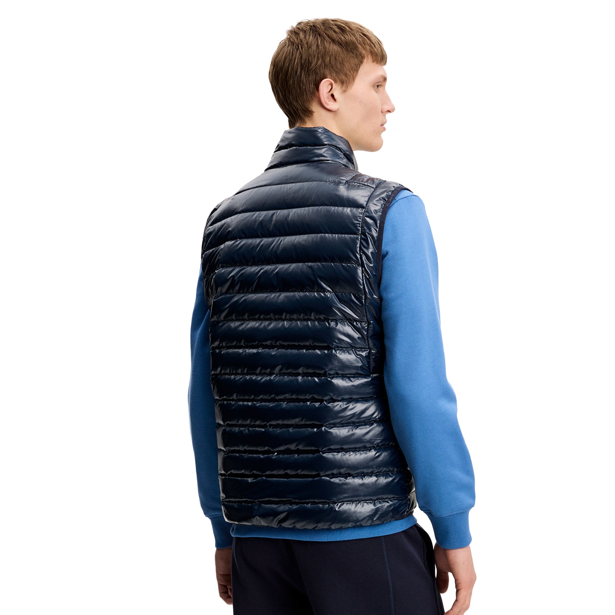 J.Lindeberg Oden Light Down Vest SS26 - JL Navy 6855 - BMOW14473