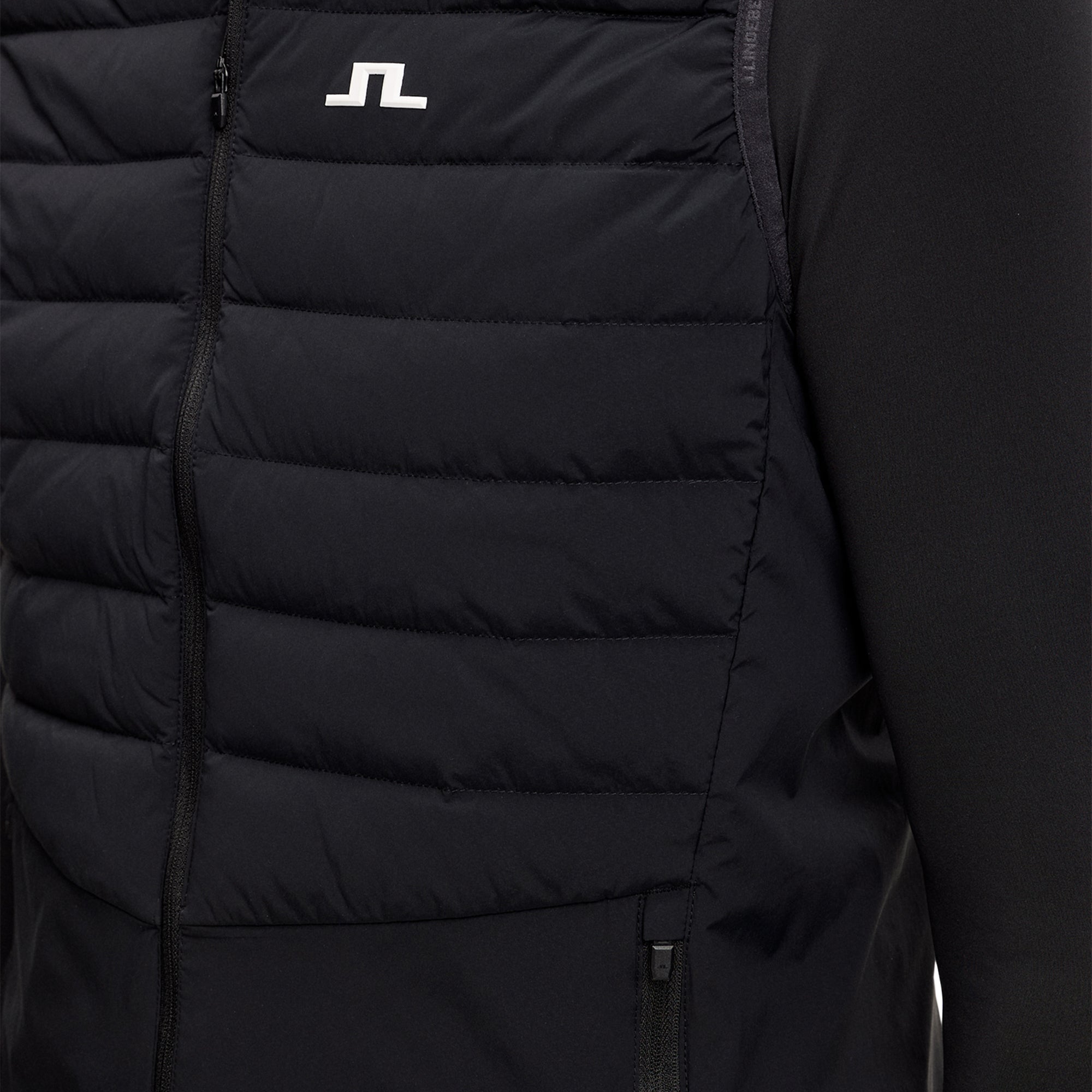 J.Lindeberg Ted Pro Pack Down Vest SS26 - Black 9999 - BMOW14425