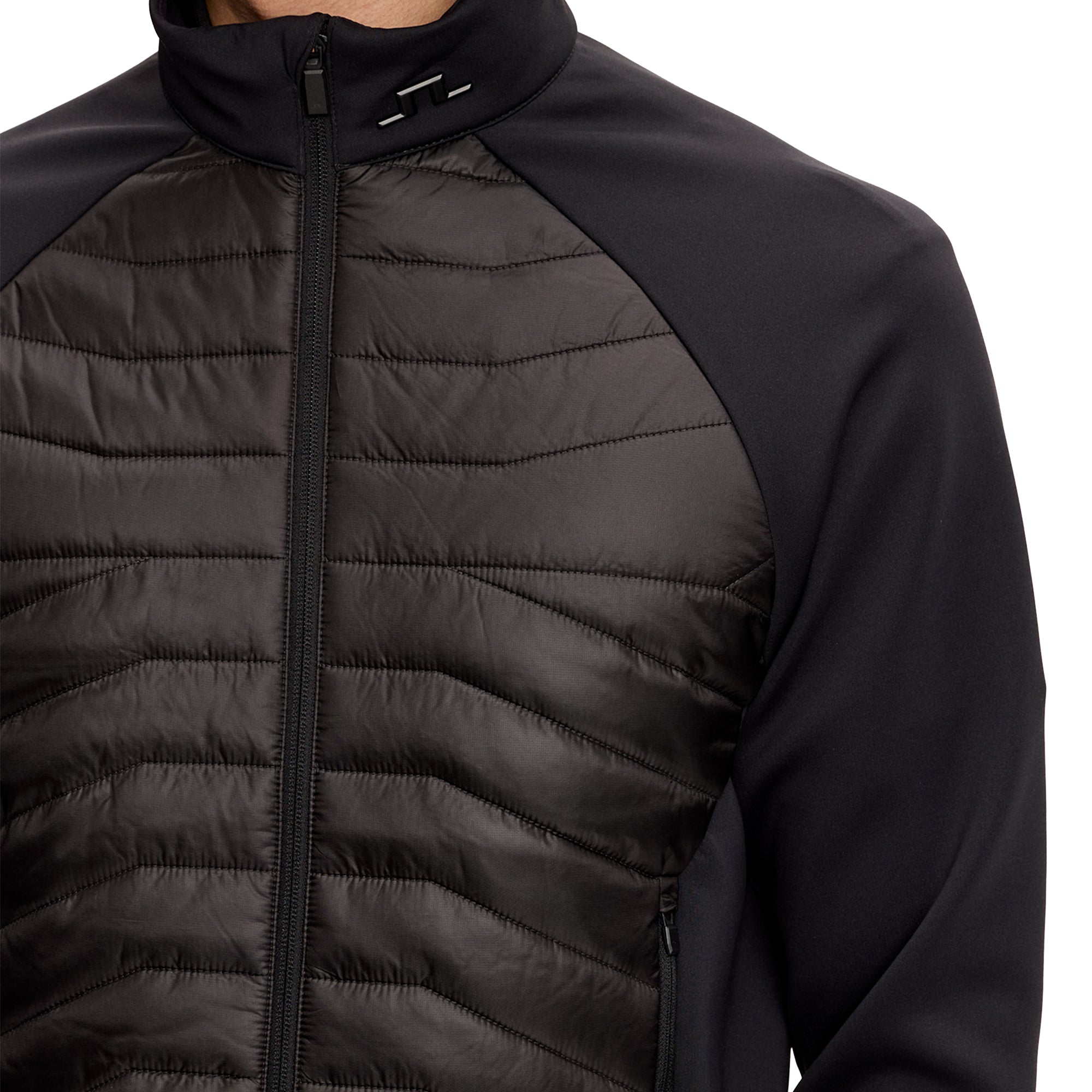 J.Lindeberg Golf Heyden Quilt Hybrid Jacket SS26 - Black 9999