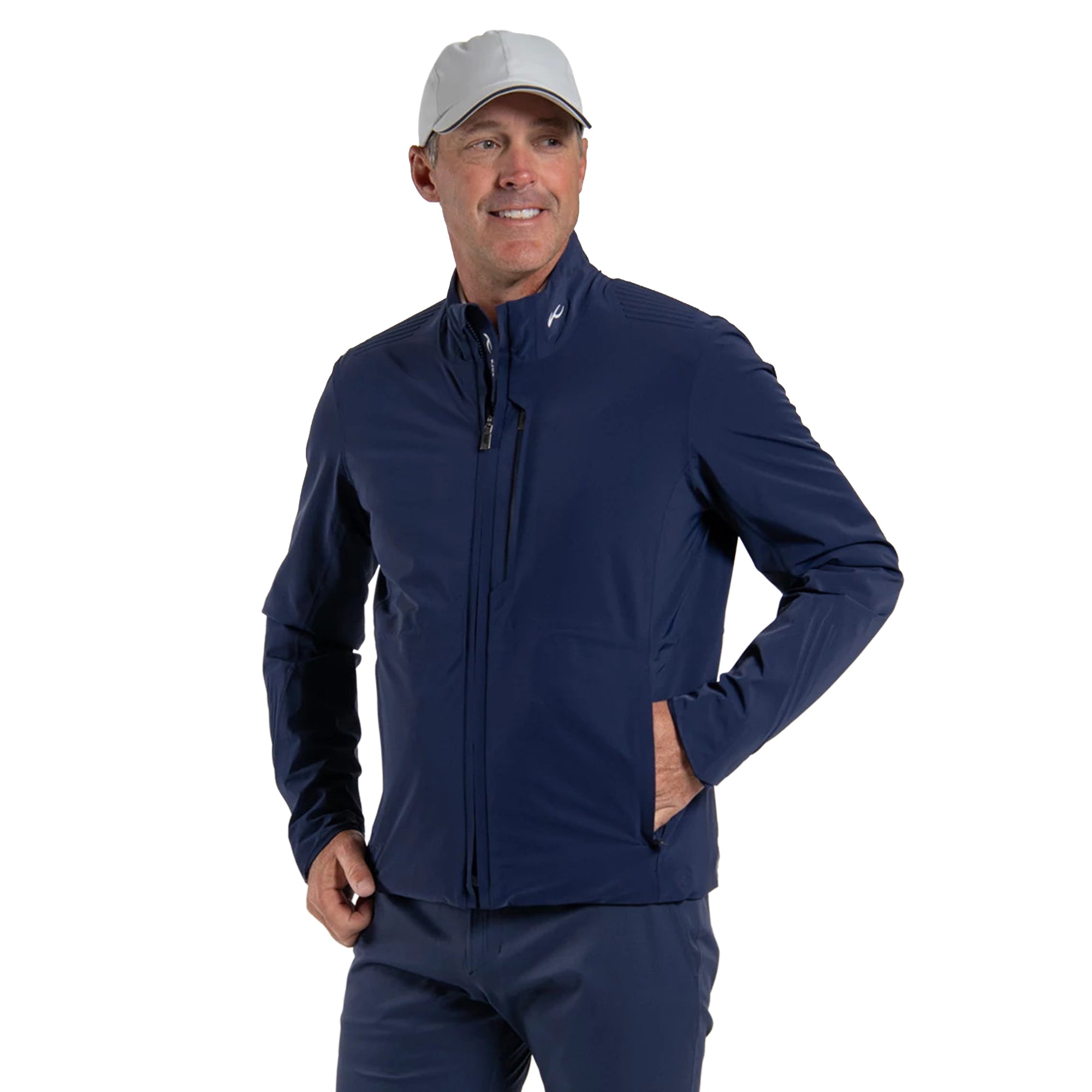 KJUS Insulated Storm Waterproof Golf Jacket - Atlanta Blue