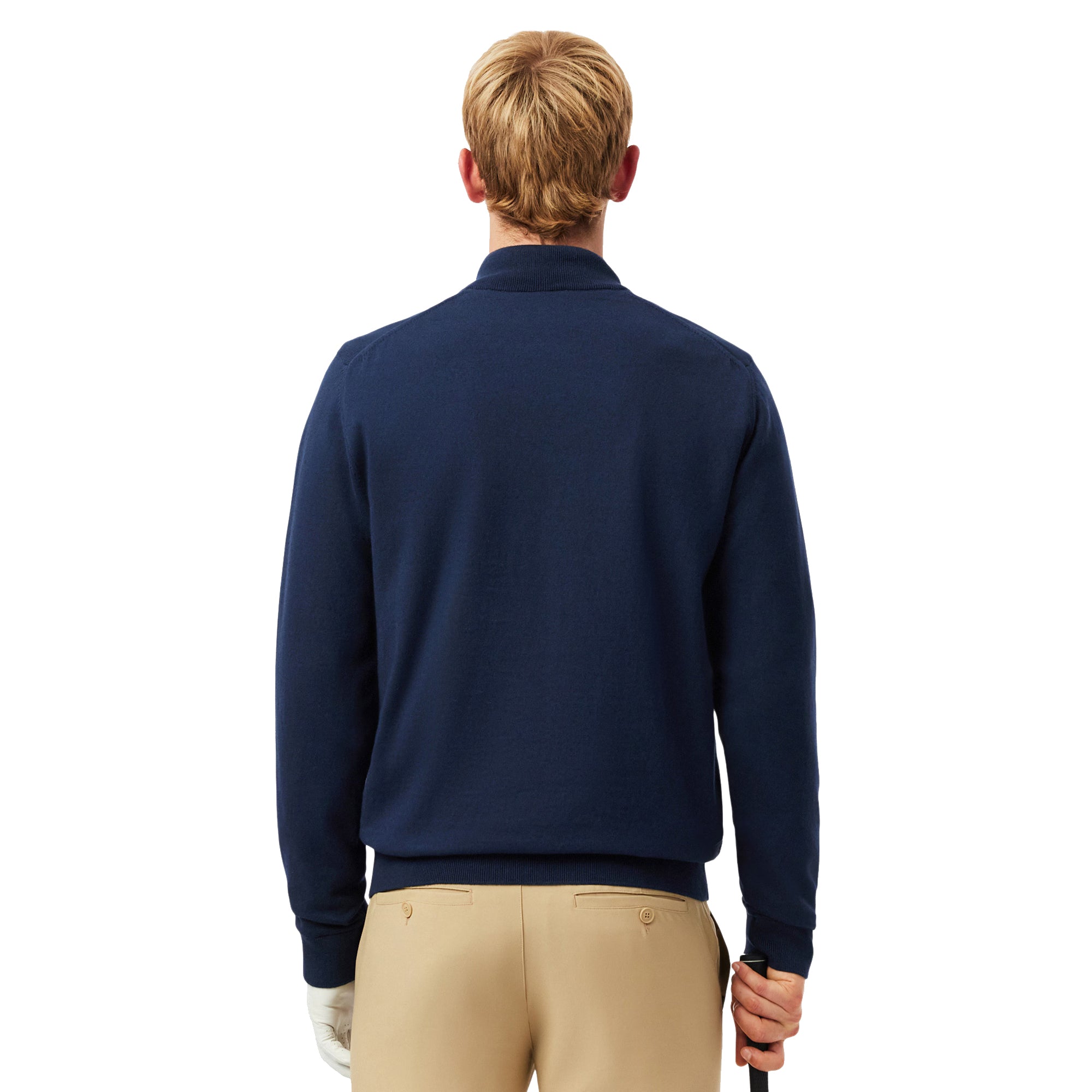 Lacoste 1/4 Zip Windbreaker Sweater - Midnight Blue 166 - AH4808