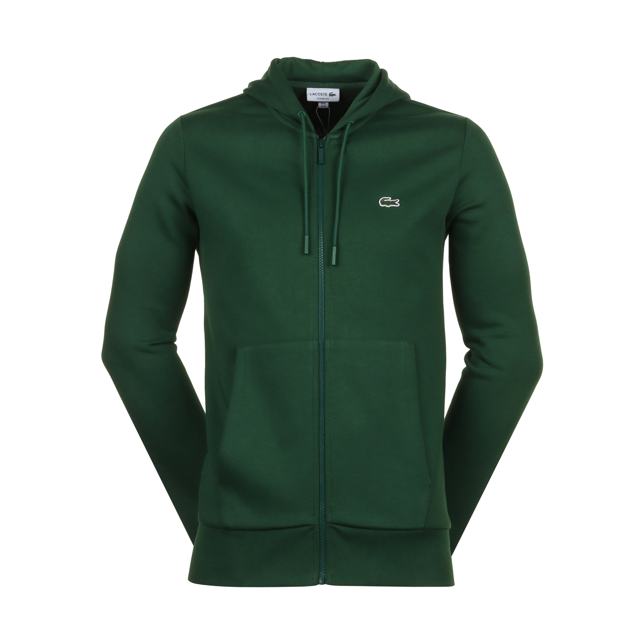 Lacoste men's full zip hoodie fleece sweatshirt outlet