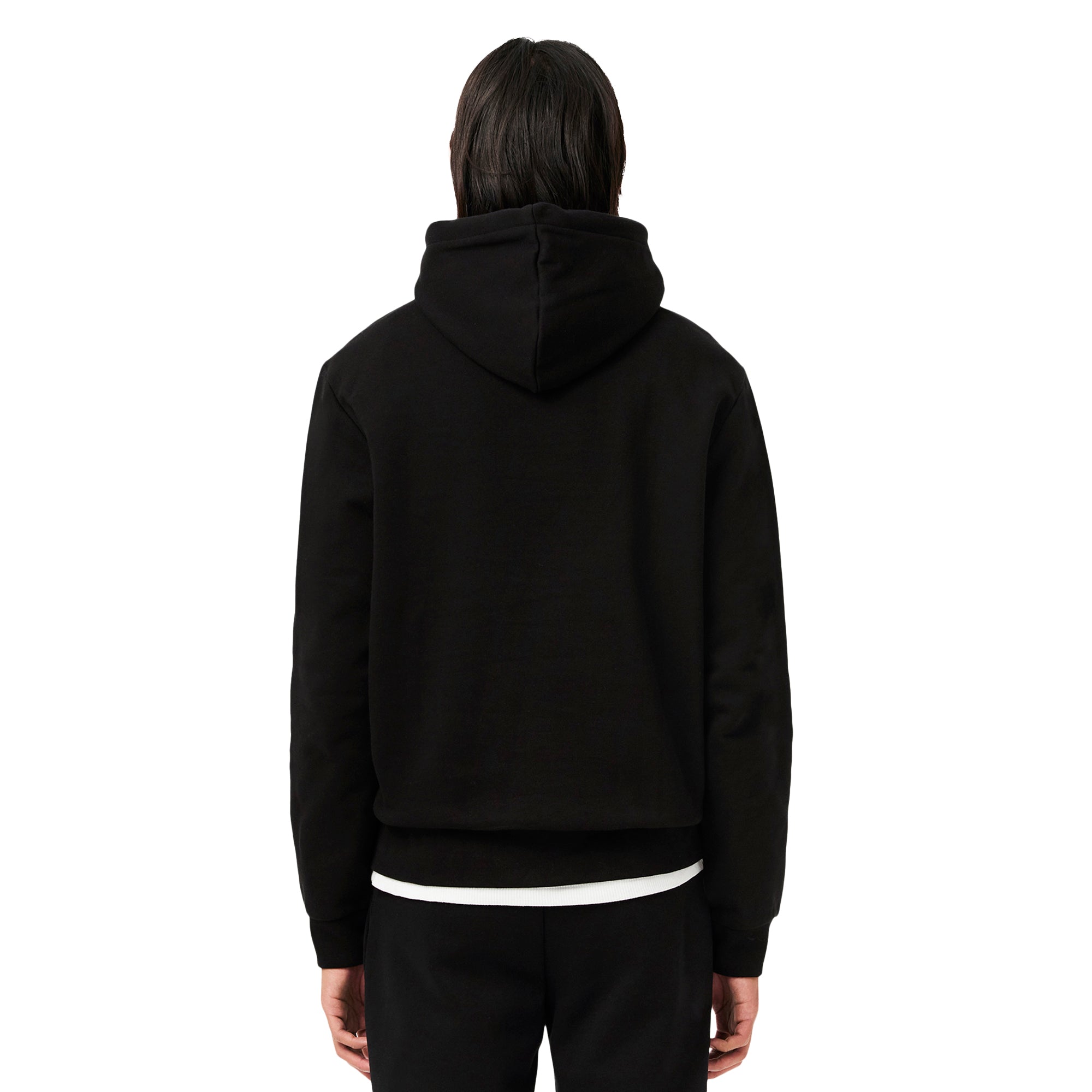 パーカー・フーディ LACOSTE Men Sweater SH9623 031 NERO BLACK Lacoste Logo Men's Hoodie Black SH9623-00-031 | FOOTDISTRICT