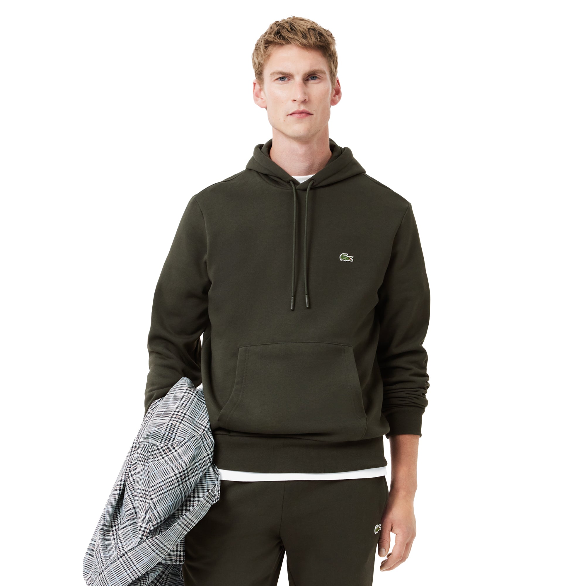 Lacoste Hooded Fleece Sweater Sapwood L7A SH9623-L7A