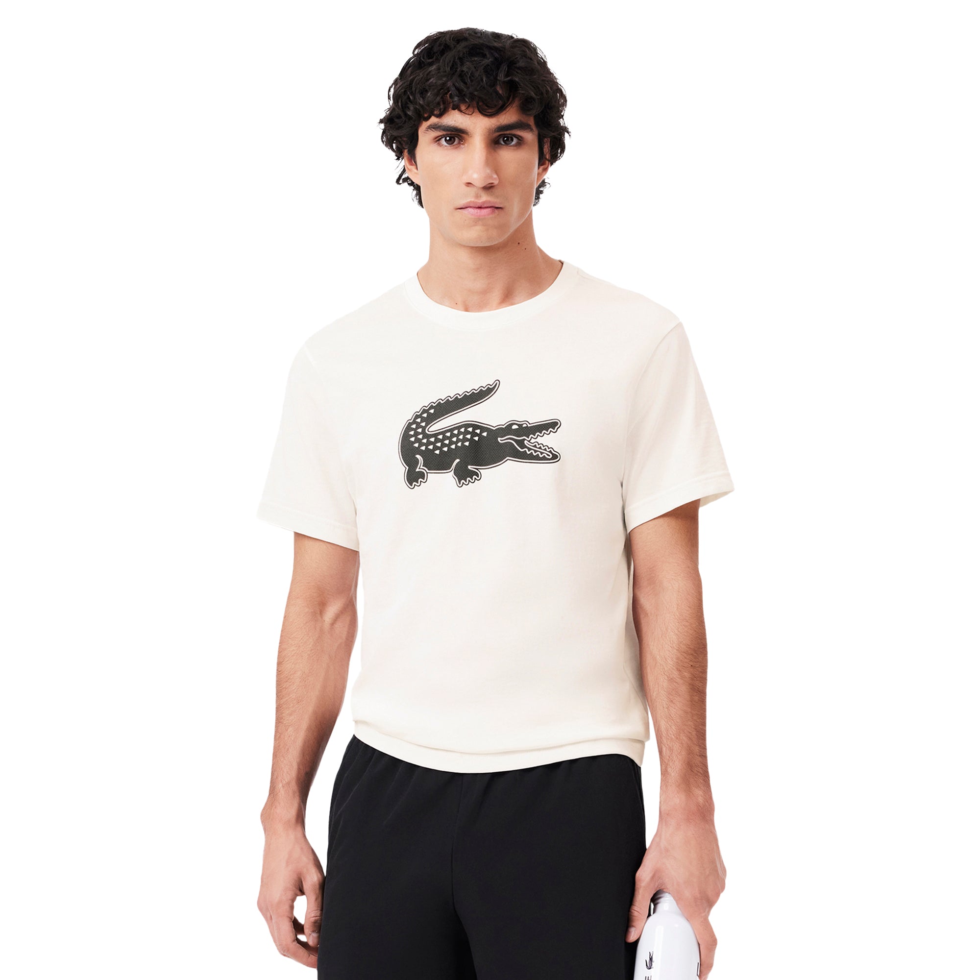 ★LACOSTE★ ONEPIECE X LACOSTE Big Croc T-Shirt White Black Lacoste x 'One Piece' Capsule Collection Info | Hypebeast