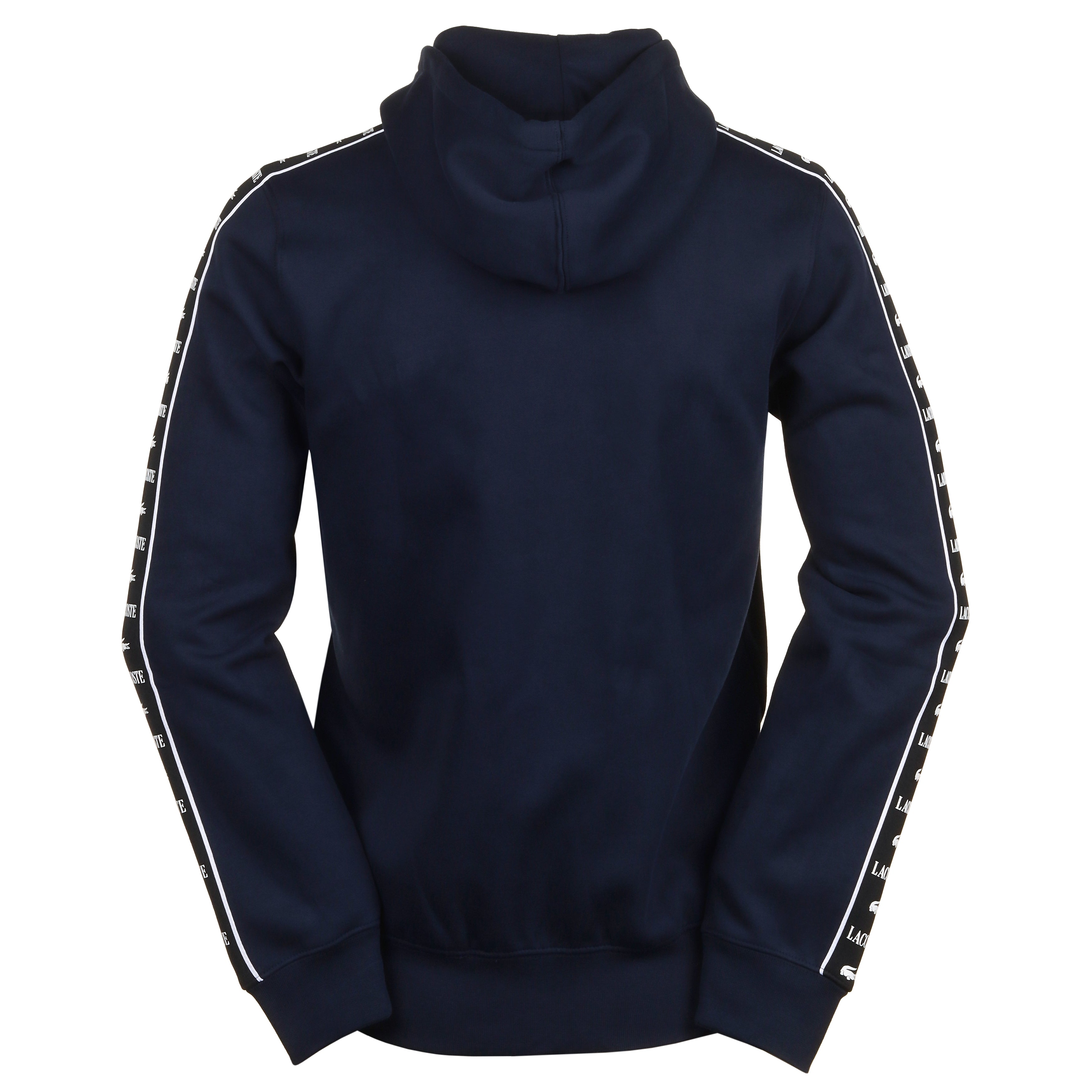 Lacoste Logo Stripe Full Zip Hoodie SS24 Navy 166 SH7457-166