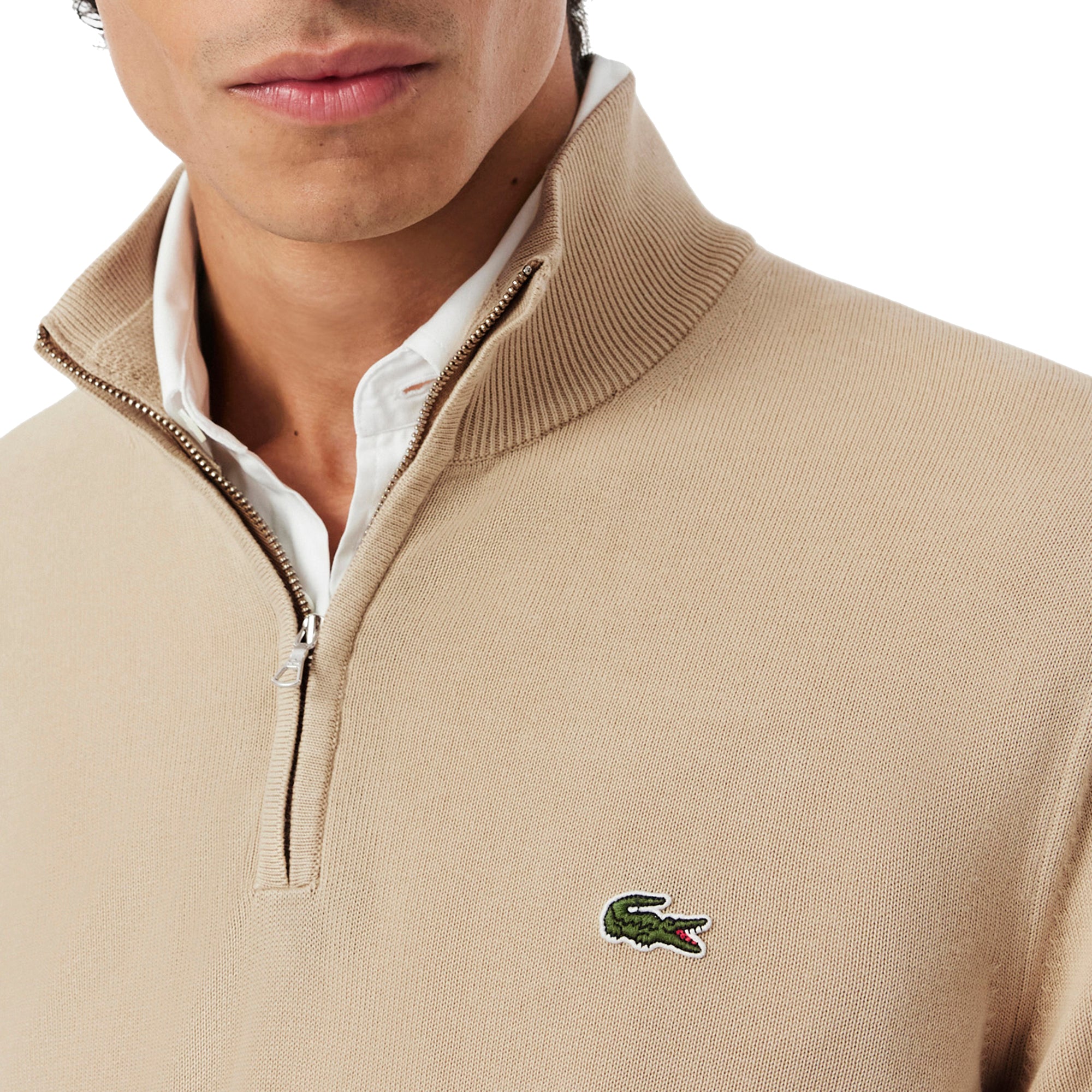 Lacoste Organic Cotton 1/4 Zip - Viennese 02S - AH1980-02S