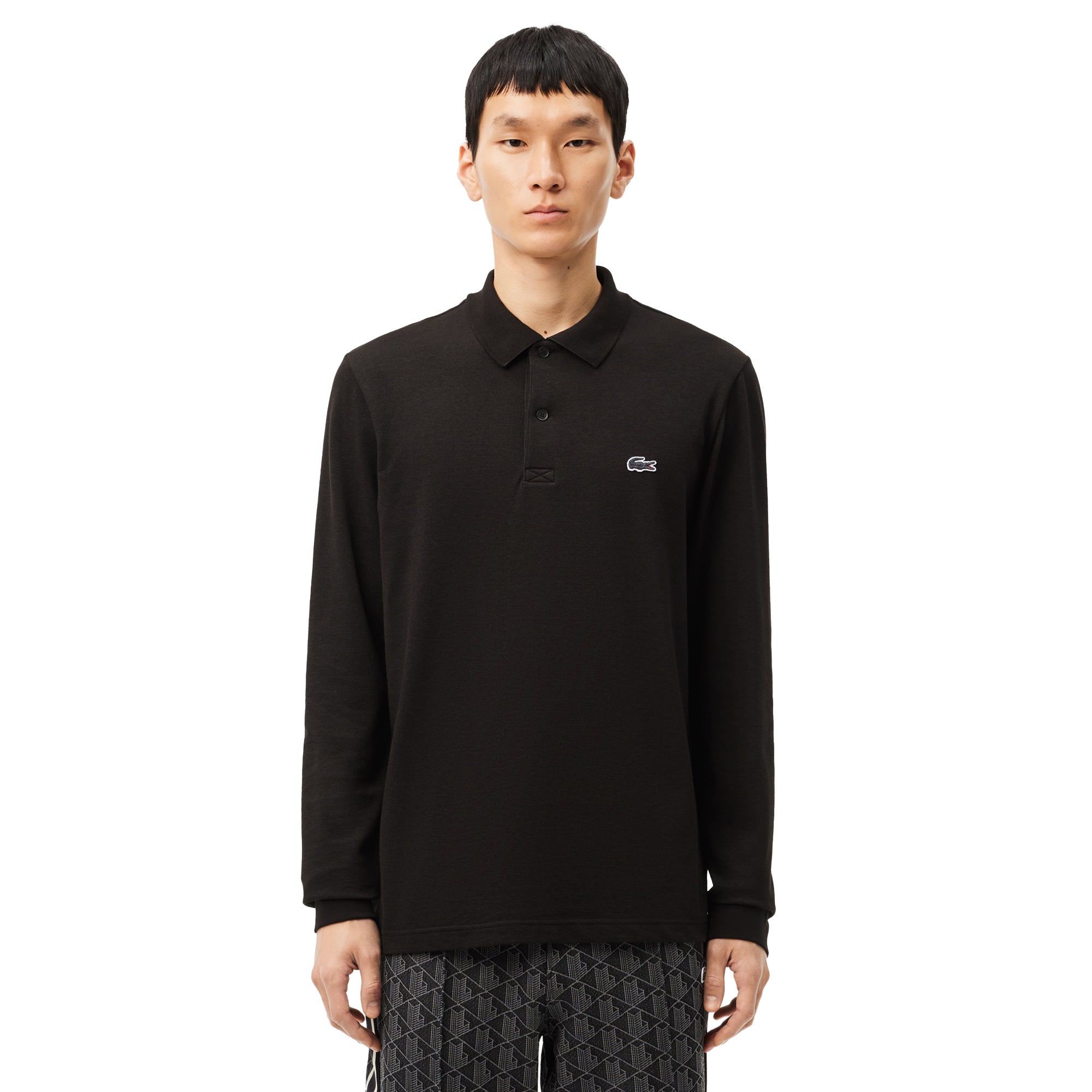 トップス KDG POLO LS SHIRT BLACK Capo Egyptian Cotton LS Zip Polo Shirt - Black – CAPO | Meaning