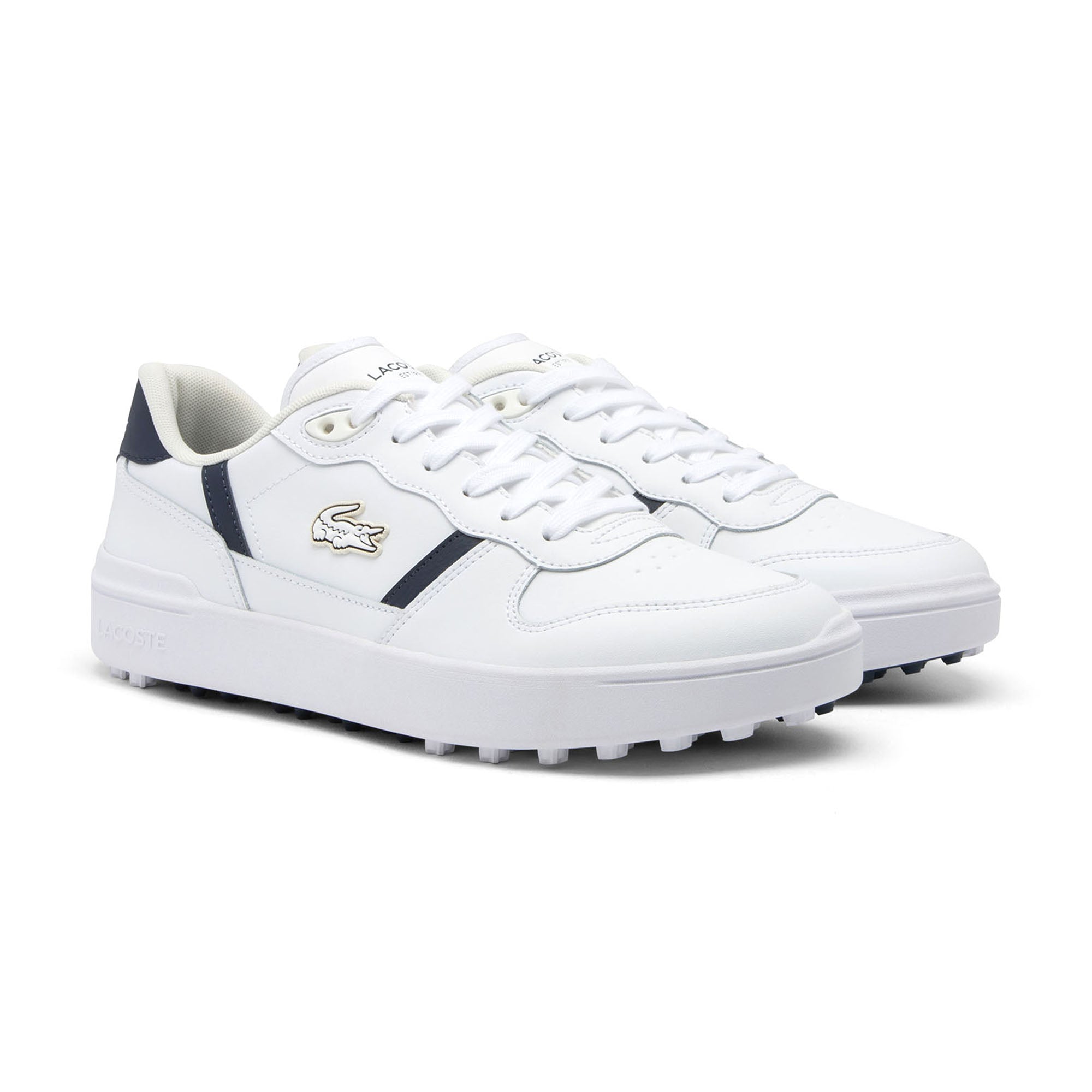 Lacoste T-Clip Golf Shoes - White/Navy 042 - 50SMA0181-042